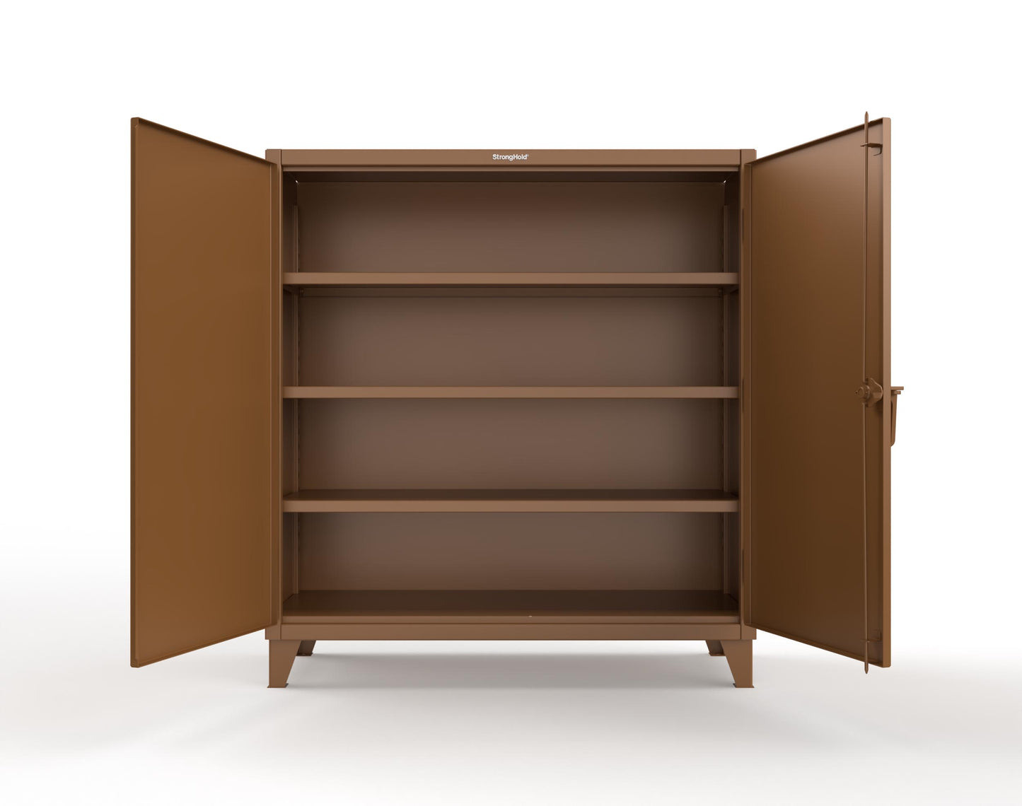 Extreme Duty 12 GA Cabinet with 3 Shelves - 60 In. W x 24 In. D x 66 In. H - 55-243-8008