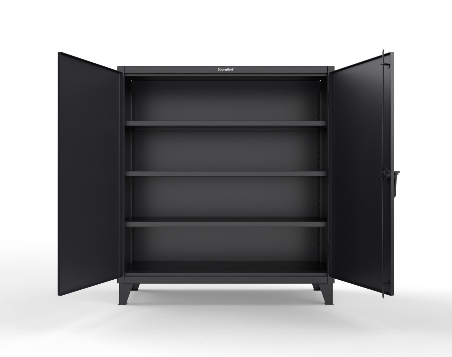 Extreme Duty 12 GA Cabinet with 3 Shelves - 60 In. W x 24 In. D x 66 In. H - 55-243-9005