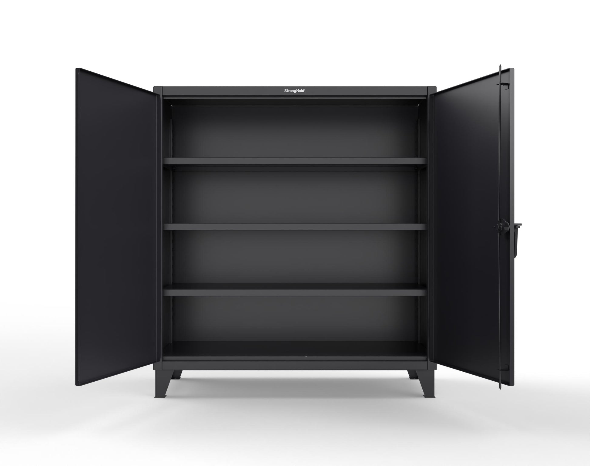Extreme Duty 12 GA Cabinet with 3 Shelves - 60 In. W x 24 In. D x 66 In. H - 55-243-9005