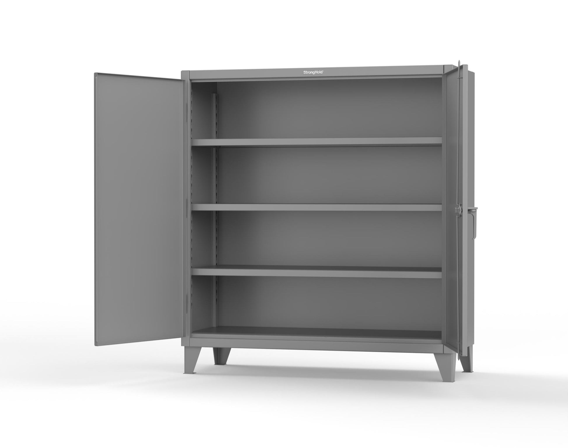 Extreme Duty 12 GA Cabinet with 3 Shelves - 60 In. W x 24 In. D x 66 In. H - 55-243-7037