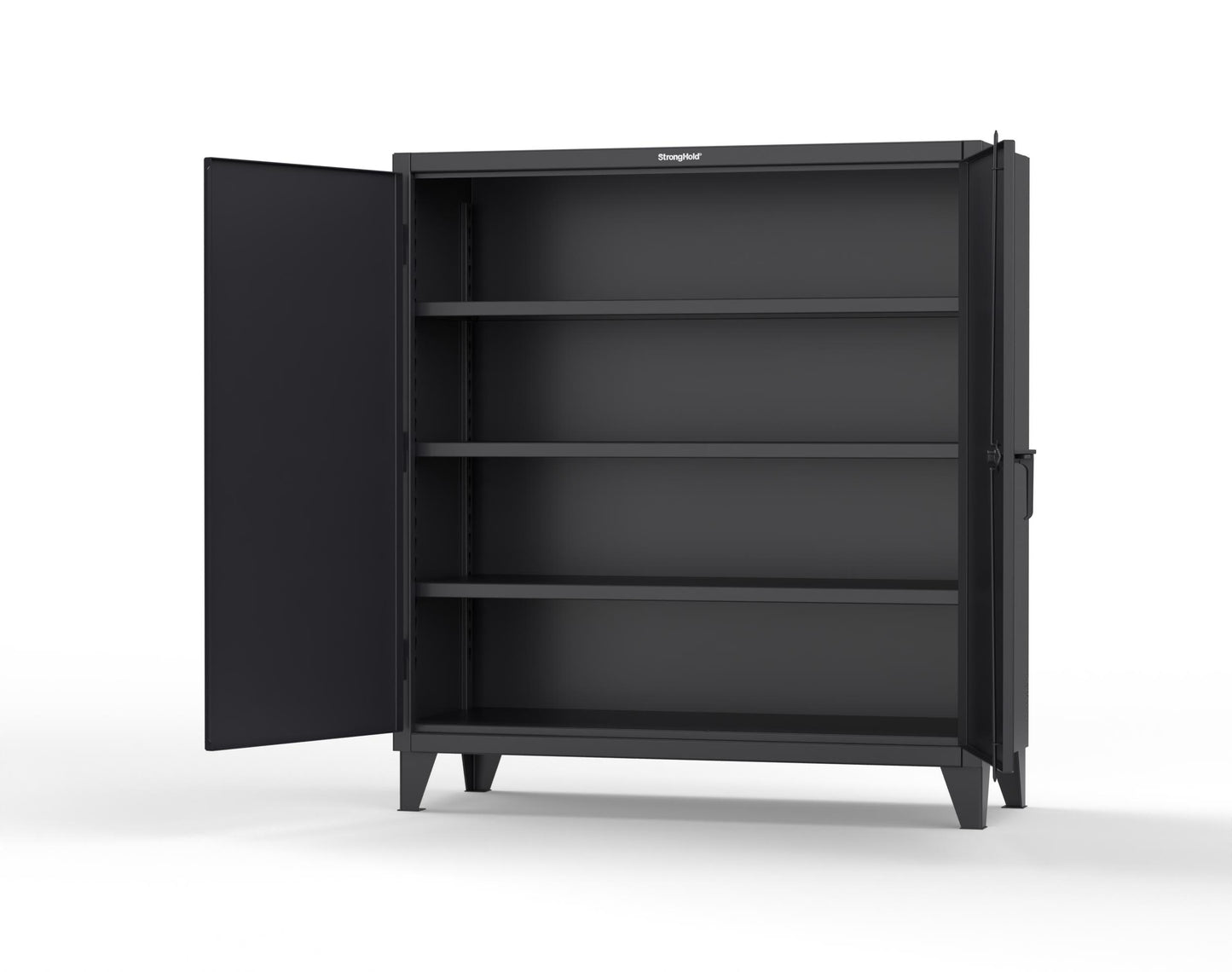 Extreme Duty 12 GA Cabinet with 3 Shelves - 60 In. W x 24 In. D x 66 In. H - 55-243-9005