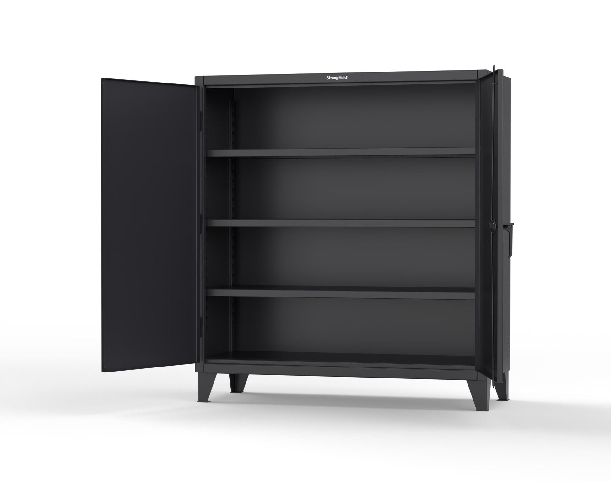Extreme Duty 12 GA Cabinet with 3 Shelves - 60 In. W x 24 In. D x 66 In. H - 55-243-9005