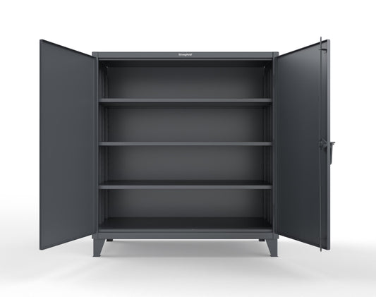 Extreme Duty 12 GA Cabinet with 3 Deep Shelves - 60 In. W x 30 In. D x 66 In. H - 55-303-7024