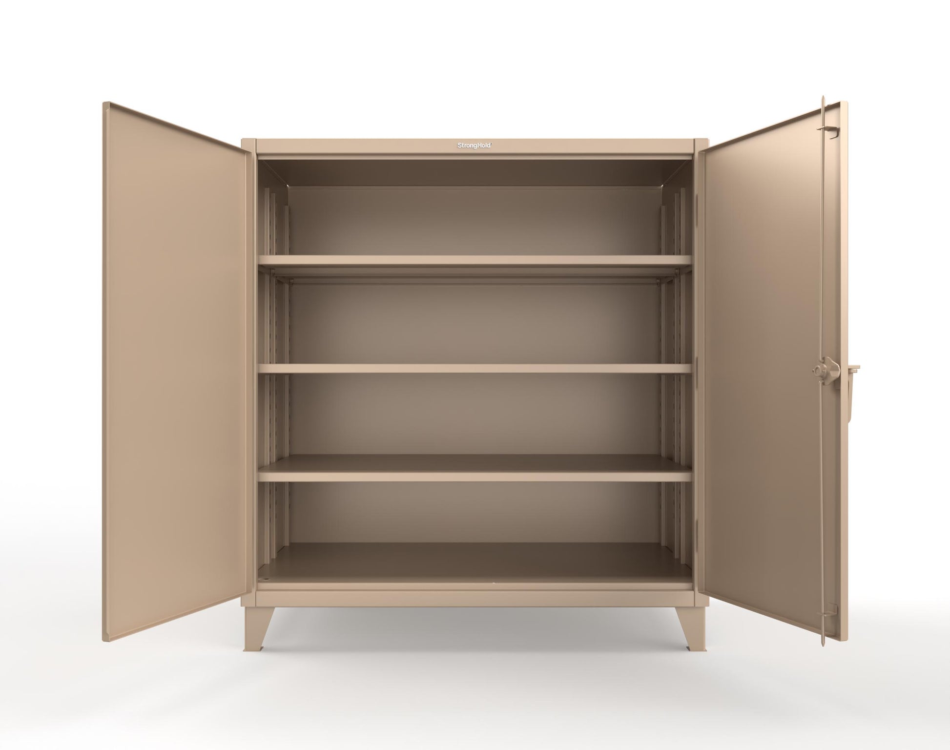 Extreme Duty 12 GA Cabinet with 3 Extra Deep Shelves - 60 In. W x 36 In. D x 66 In. H - 55-363-1019