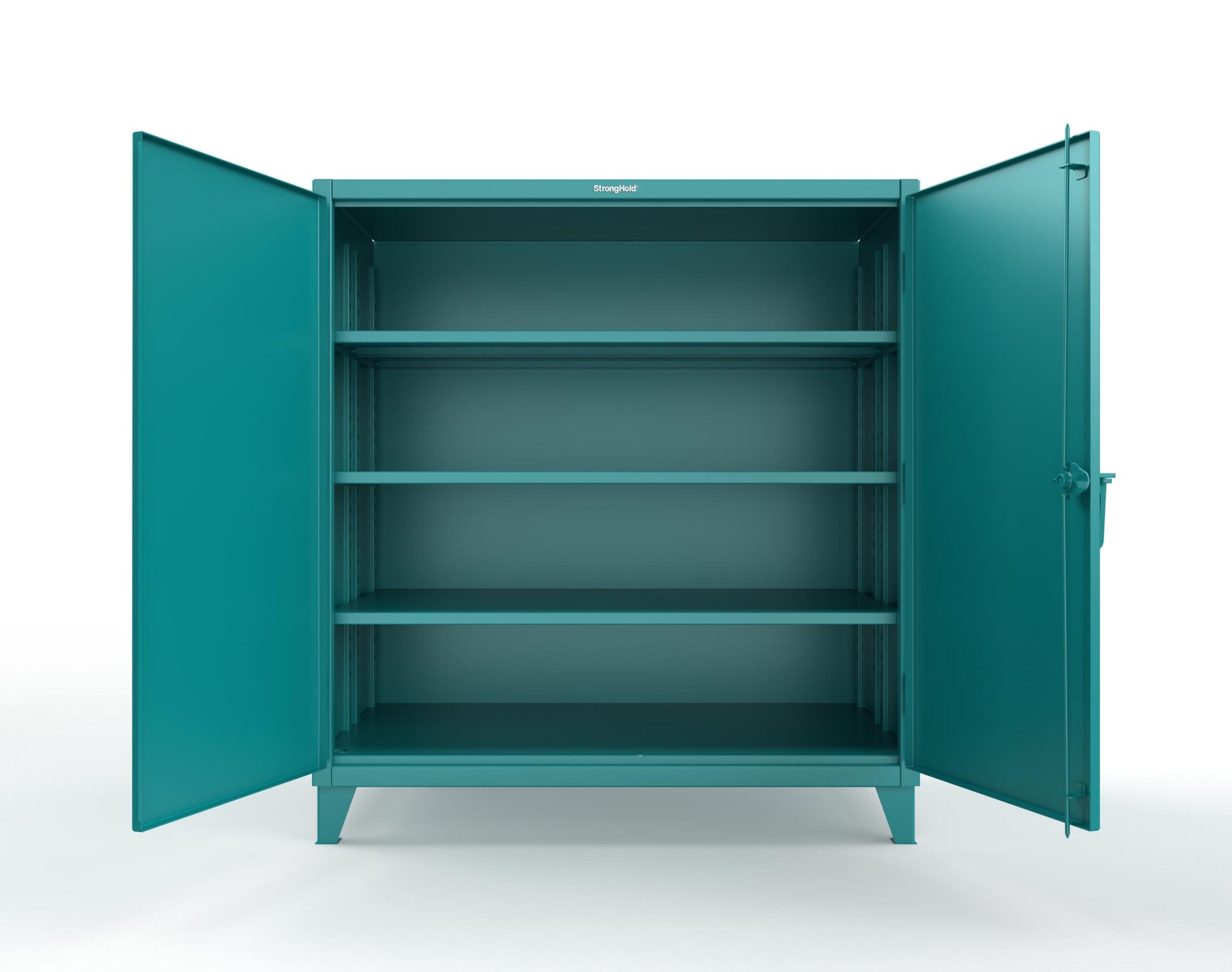 Extreme Duty 12 GA Cabinet with 3 Extra Deep Shelves - 60 In. W x 36 In. D x 66 In. H - 55-363-5021