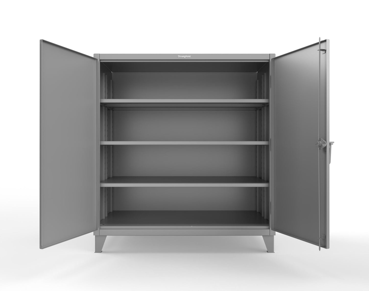 Extreme Duty 12 GA Cabinet with 3 Extra Deep Shelves - 60 In. W x 36 In. D x 66 In. H - 55-363-7037