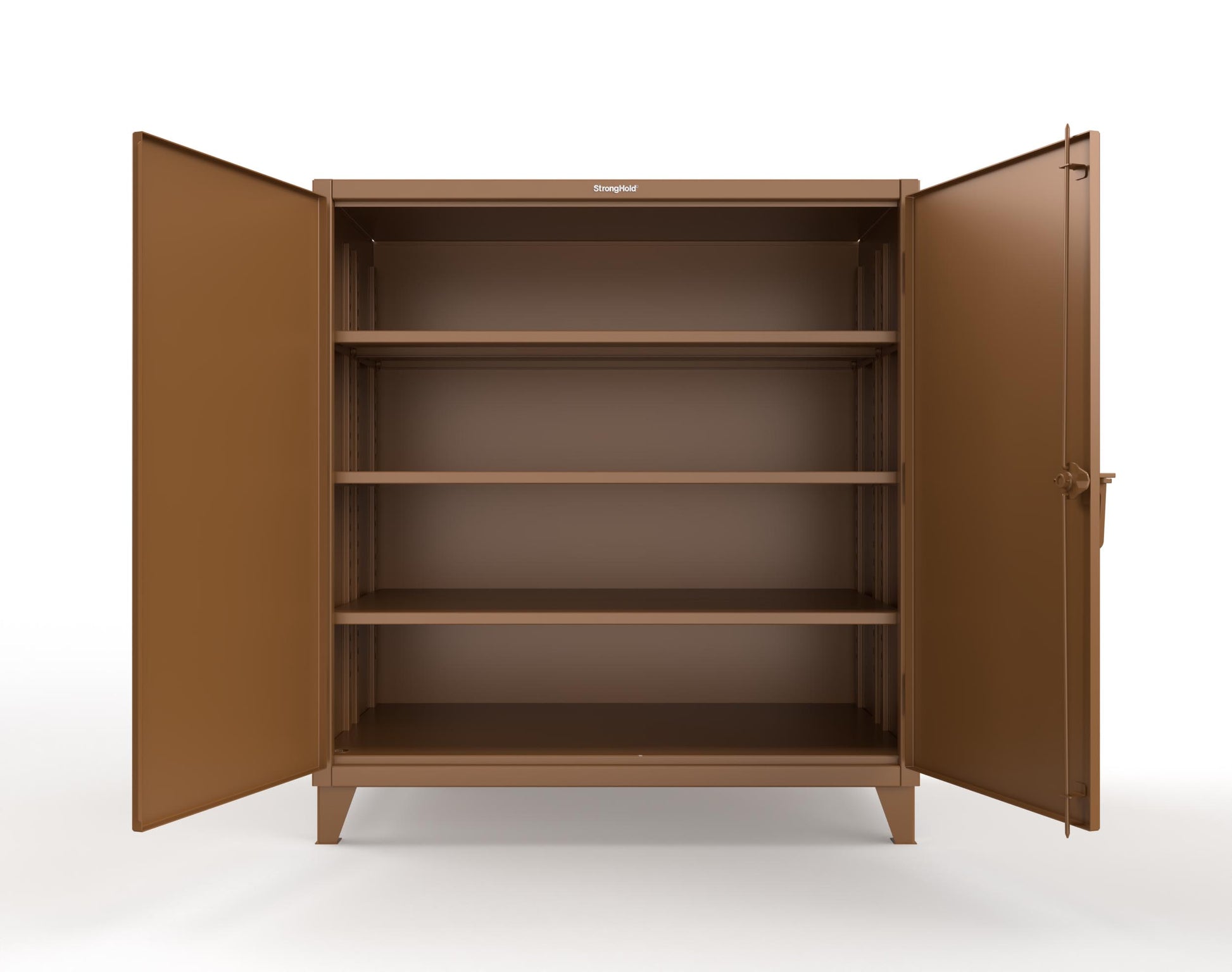 Extreme Duty 12 GA Cabinet with 3 Extra Deep Shelves - 60 In. W x 36 In. D x 66 In. H - 55-363-8008