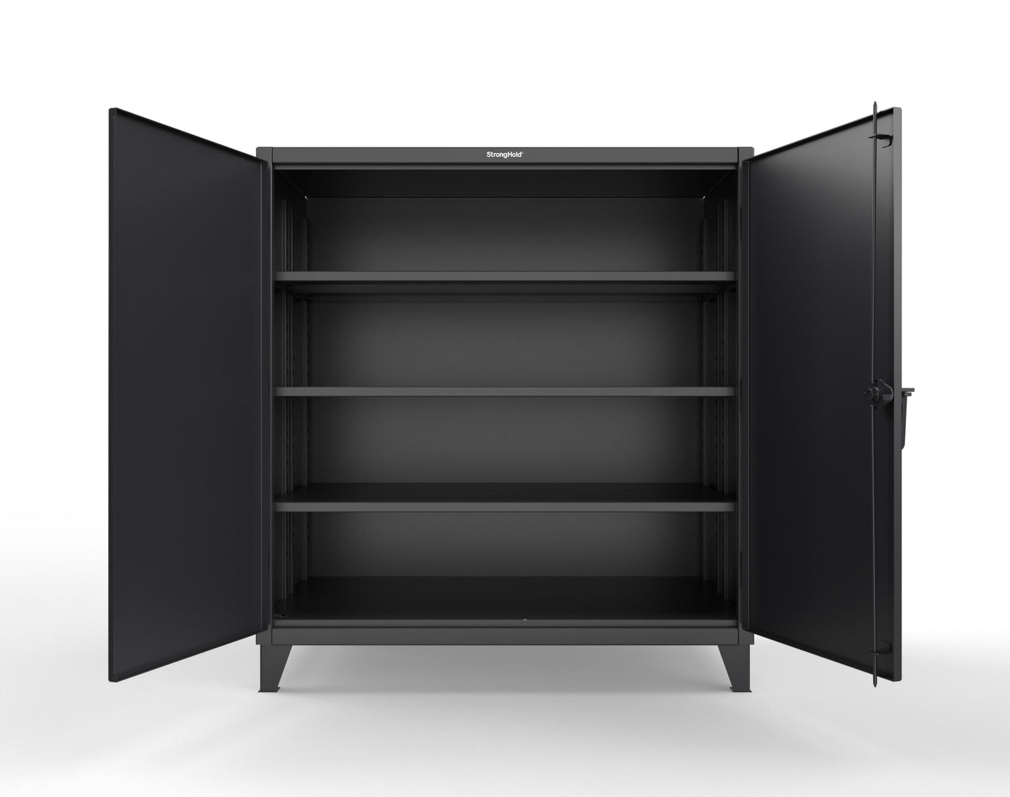 Extreme Duty 12 GA Cabinet with 3 Extra Deep Shelves - 60 In. W x 36 In. D x 66 In. H - 55-363-9005