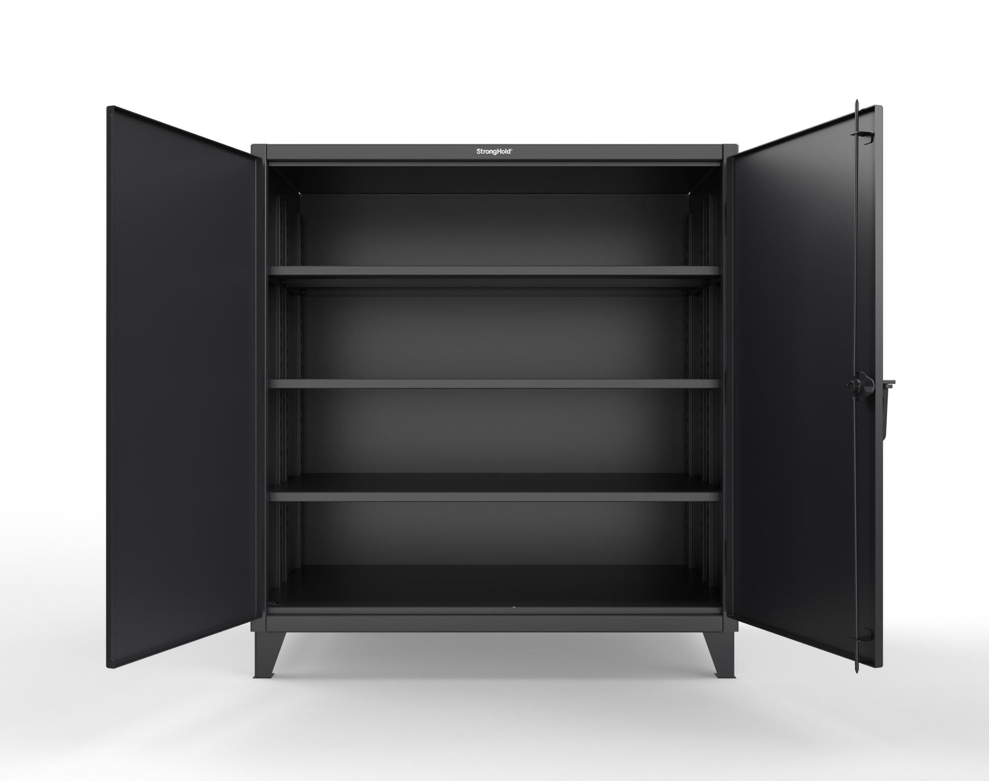 Extreme Duty 12 GA Cabinet with 3 Extra Deep Shelves - 60 In. W x 36 In. D x 66 In. H - 55-363-9005