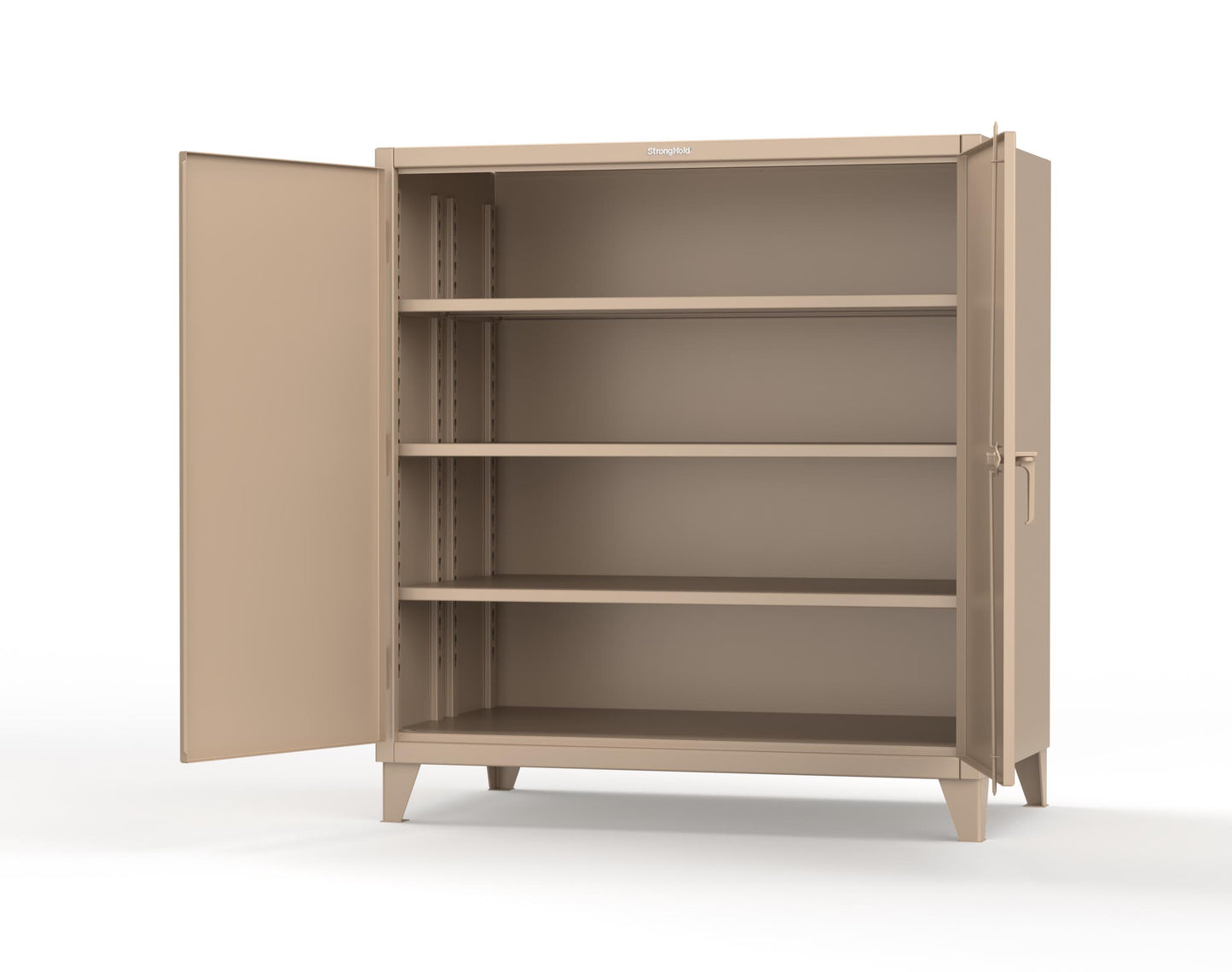 Extreme Duty 12 GA Cabinet with 3 Extra Deep Shelves - 60 In. W x 36 In. D x 66 In. H - 55-363-1019