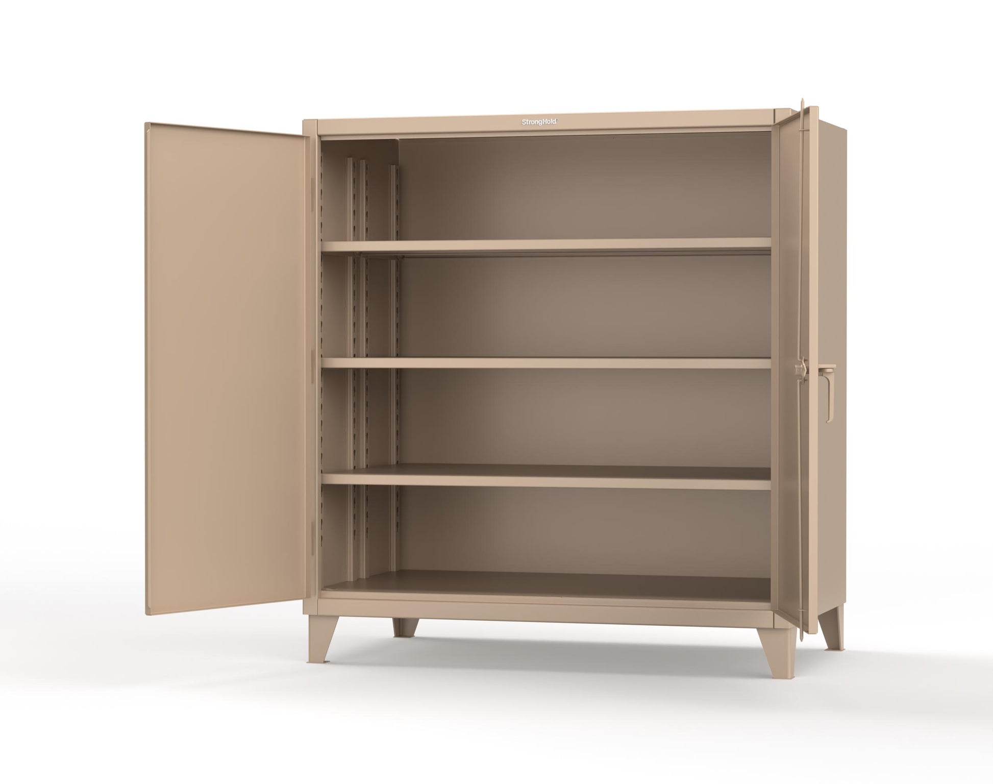 Extreme Duty 12 GA Cabinet with 3 Extra Deep Shelves - 60 In. W x 36 In. D x 66 In. H - 55-363-1019