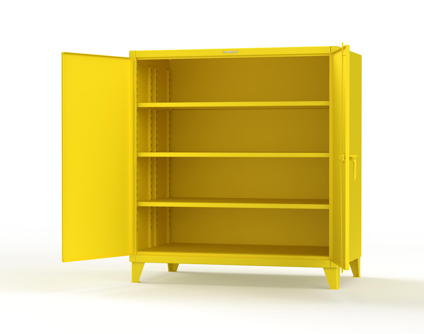Extreme Duty 12 GA Cabinet with 3 Extra Deep Shelves - 60 In. W x 36 In. D x 66 In. H - 55-363-1021