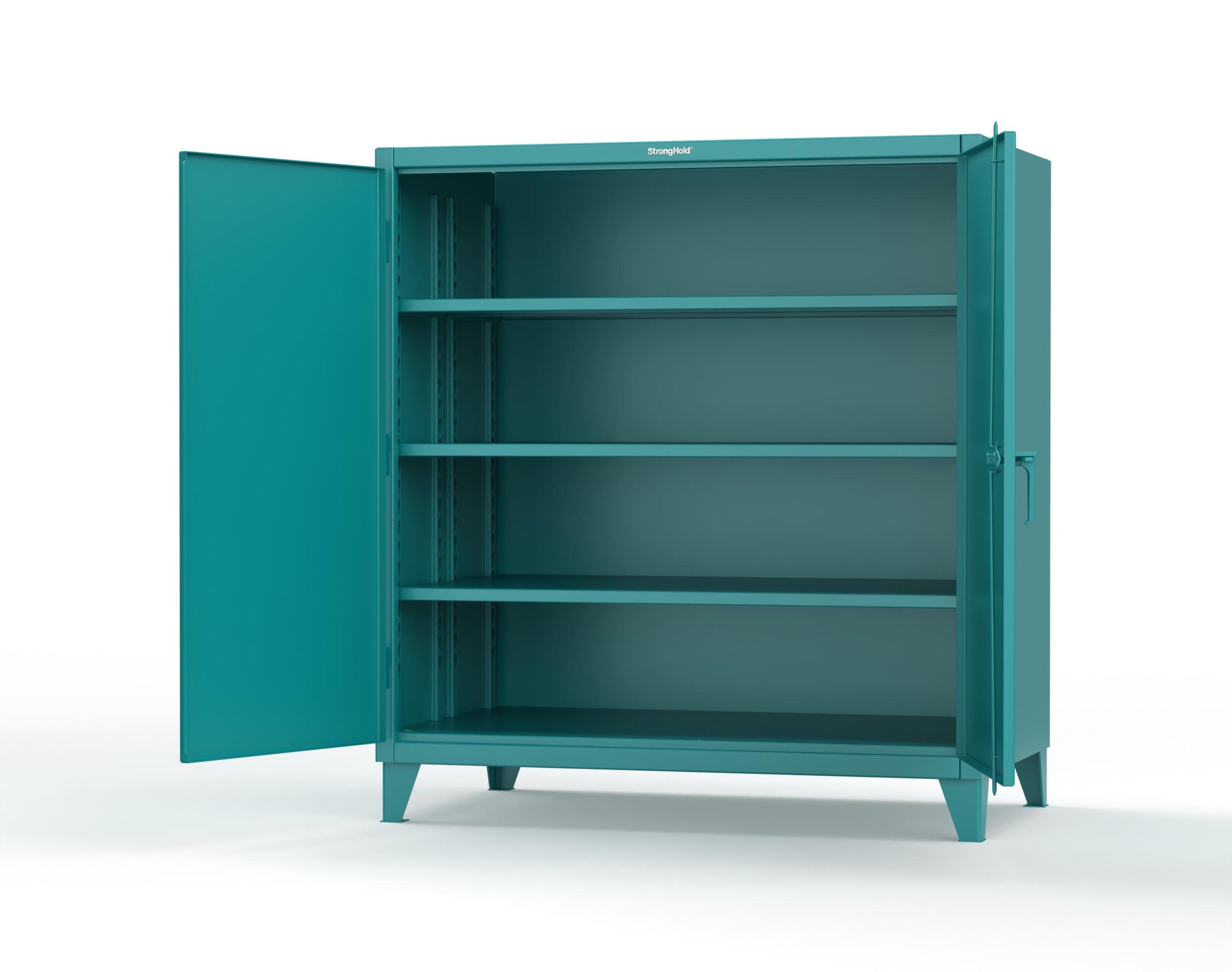 Extreme Duty 12 GA Cabinet with 3 Extra Deep Shelves - 60 In. W x 36 In. D x 66 In. H - 55-363-5021