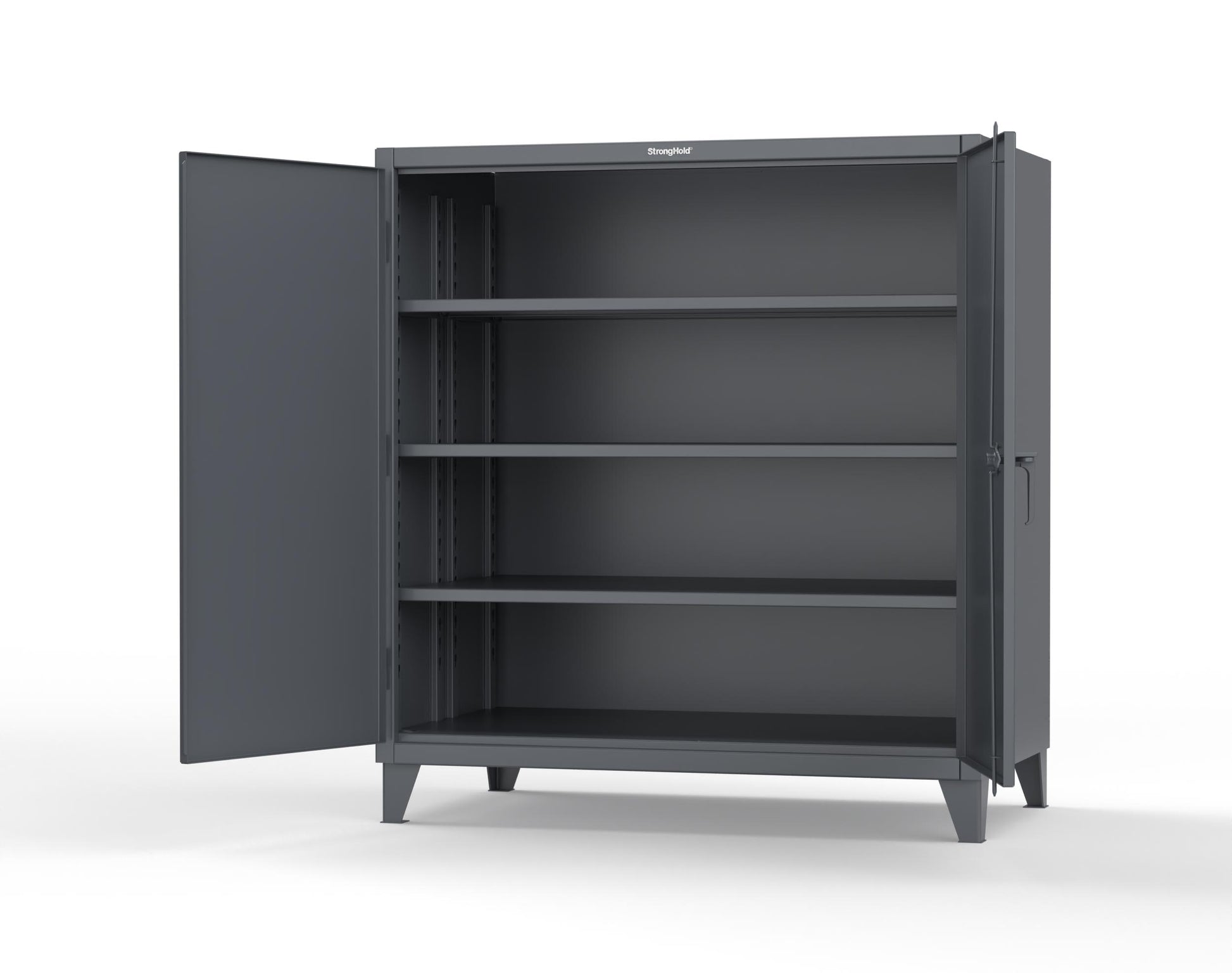 Extreme Duty 12 GA Cabinet with 3 Extra Deep Shelves - 60 In. W x 36 In. D x 66 In. H - 55-363-7024