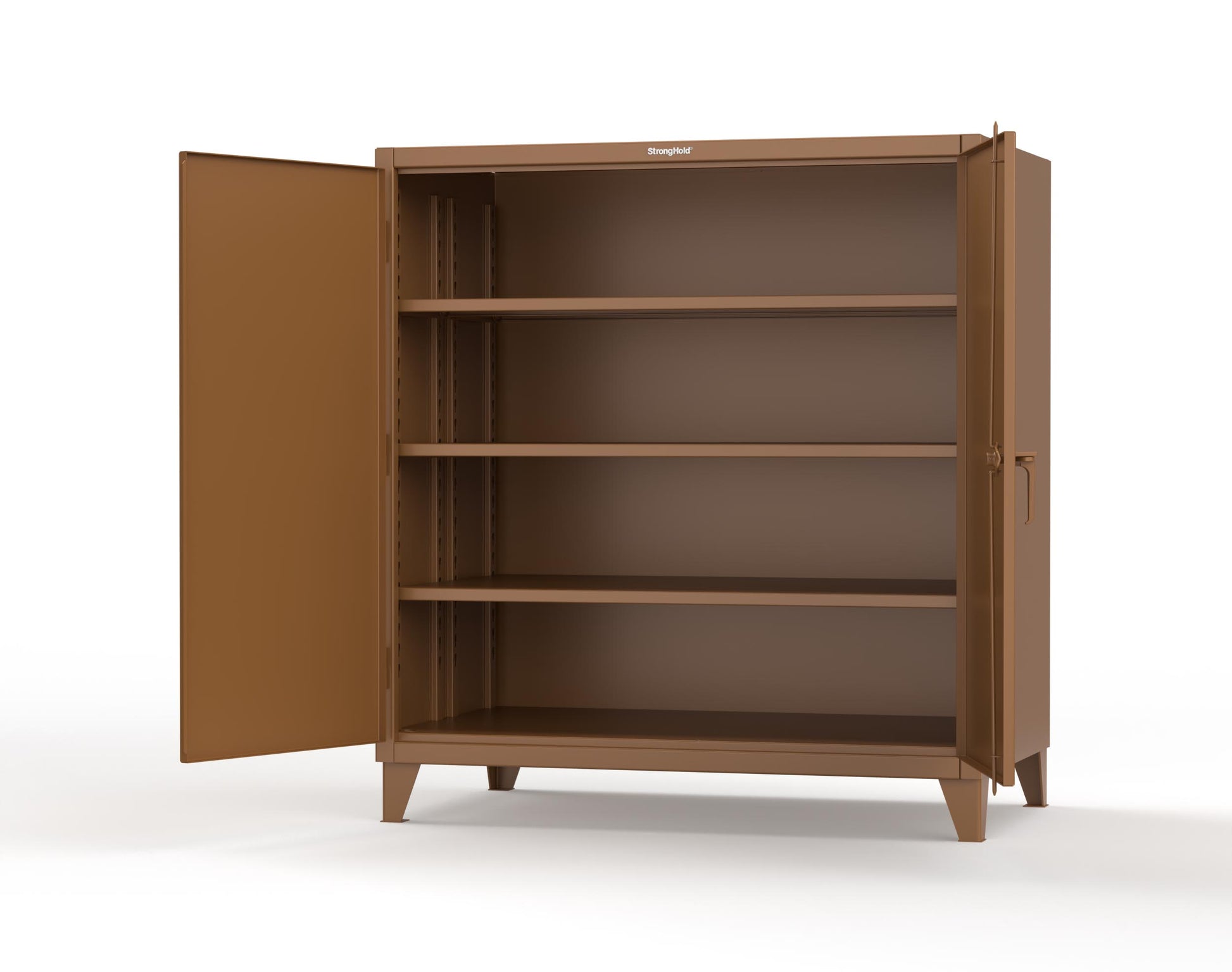 Extreme Duty 12 GA Cabinet with 3 Extra Deep Shelves - 60 In. W x 36 In. D x 66 In. H - 55-363-8008