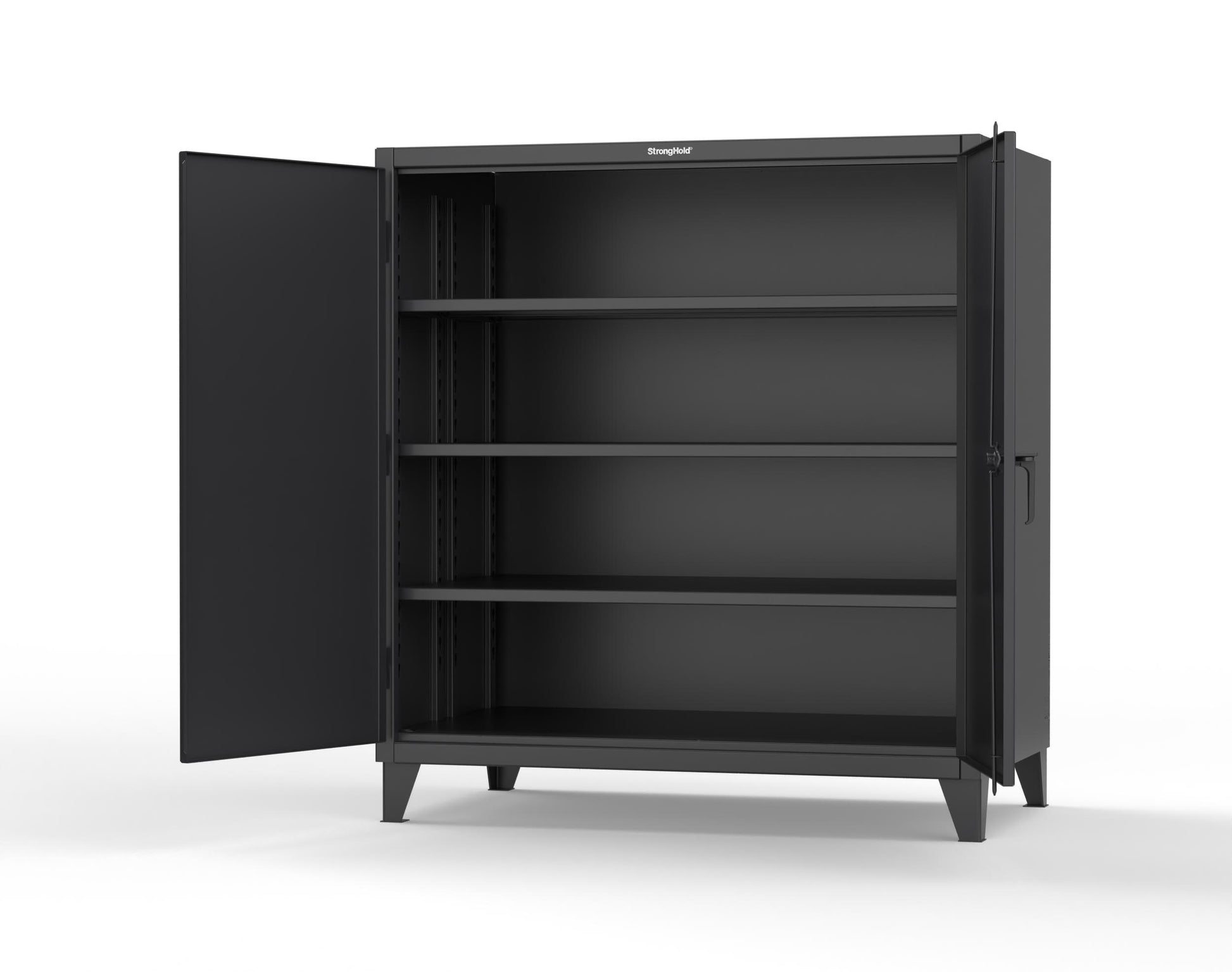 Extreme Duty 12 GA Cabinet with 3 Extra Deep Shelves - 60 In. W x 36 In. D x 66 In. H - 55-363-9005