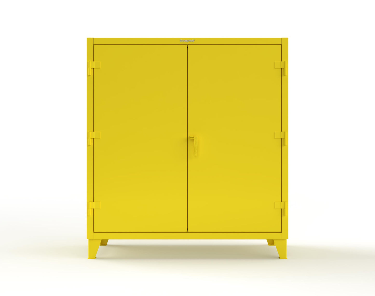 Extreme Duty 12 GA Janitorial Cabinet with 3 Shelves - 60 In. W x 24 In. D x 66 In. H - 55-BC-243-1021