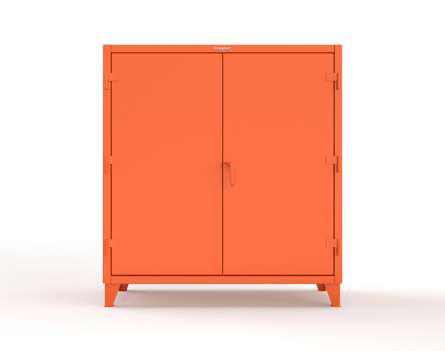 Extreme Duty 12 GA Janitorial Cabinet with 3 Shelves - 60 In. W x 24 In. D x 66 In. H - 55-BC-243-2009