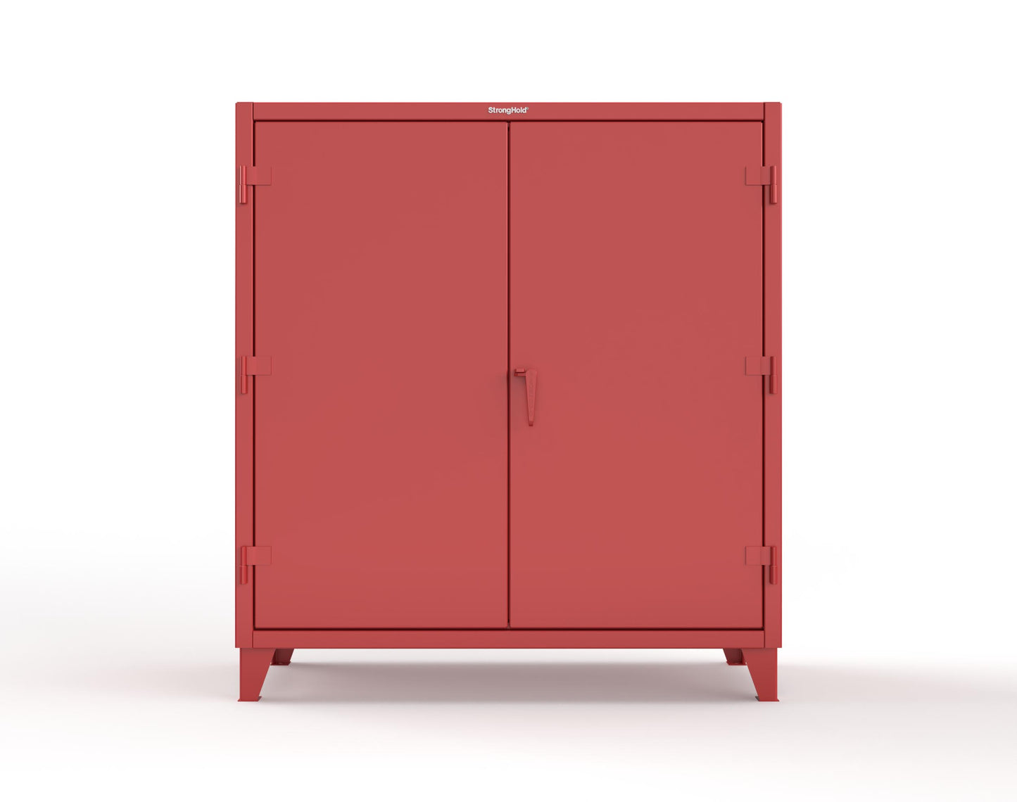 Extreme Duty 12 GA Janitorial Cabinet with 3 Shelves - 60 In. W x 24 In. D x 66 In. H - 55-BC-243-3001