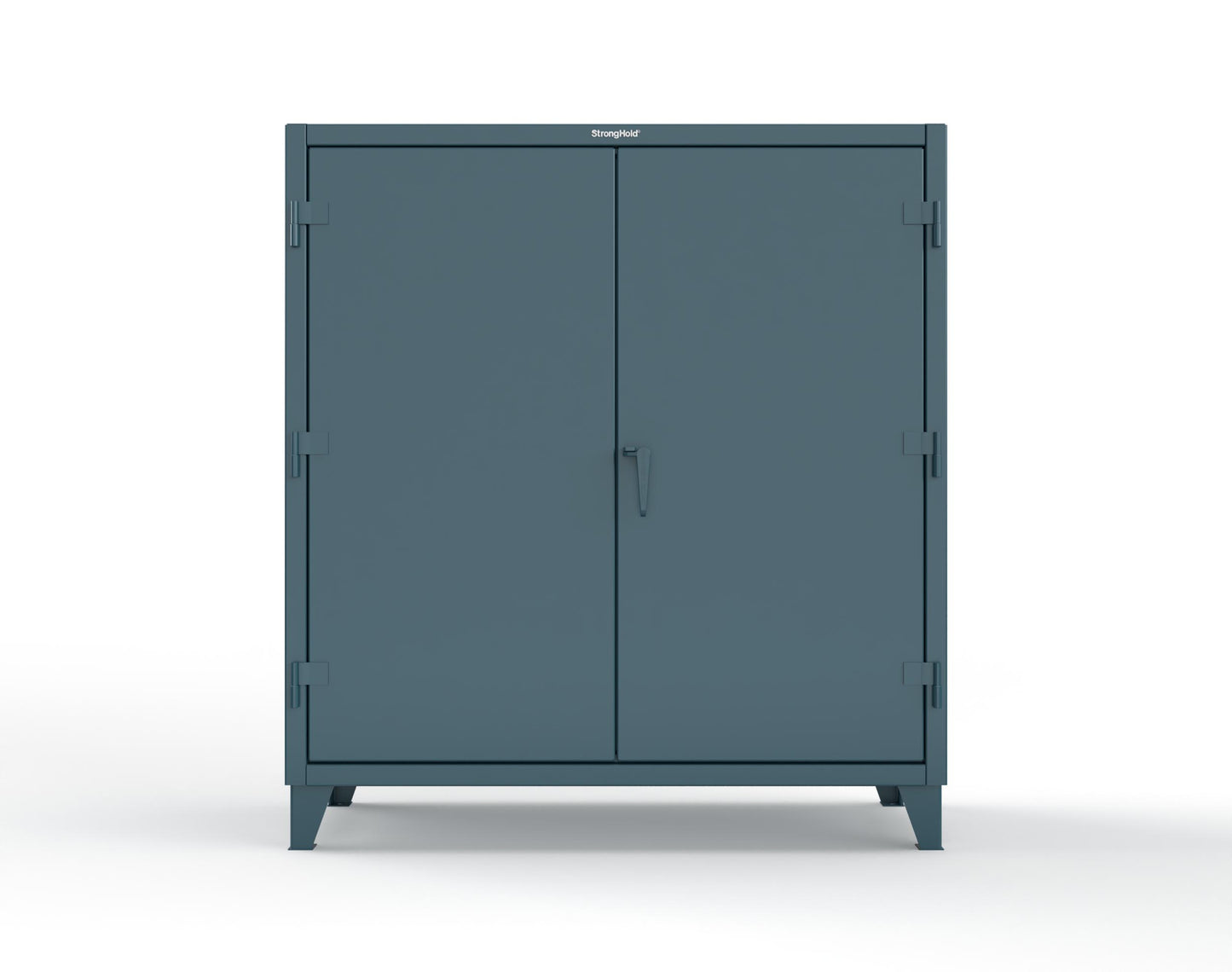 Extreme Duty 12 GA Janitorial Cabinet with 3 Shelves - 60 In. W x 24 In. D x 66 In. H - 55-BC-243-5001