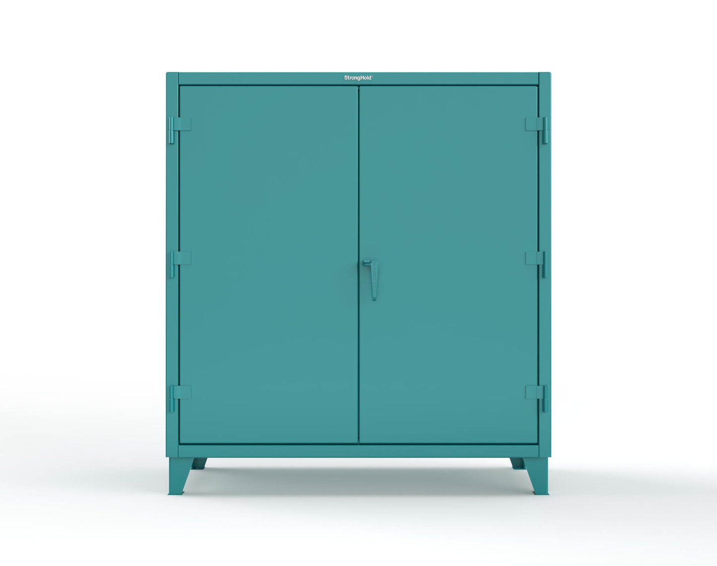 Extreme Duty 12 GA Janitorial Cabinet with 3 Shelves - 60 In. W x 24 In. D x 66 In. H - 55-BC-243-5021