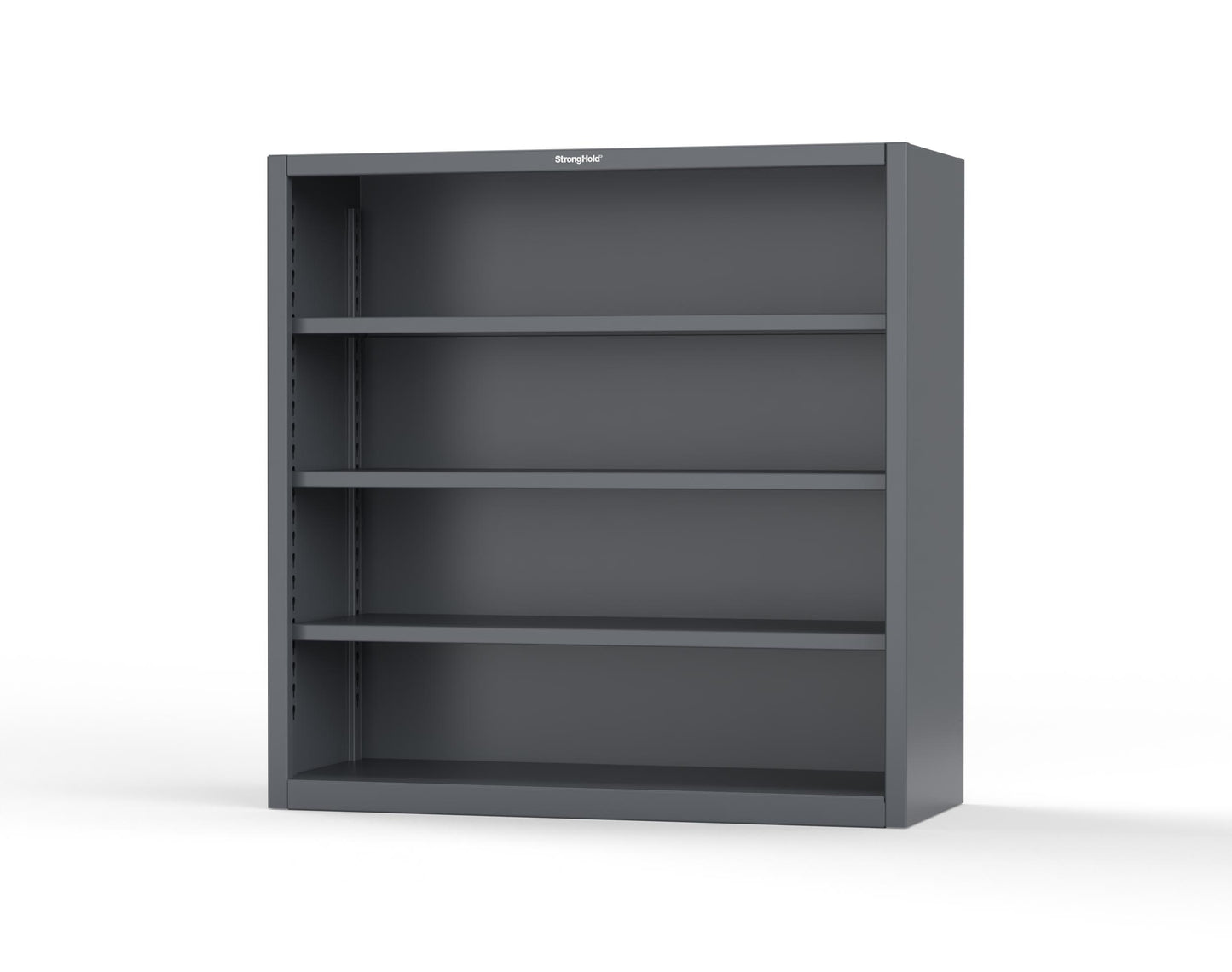 Extreme Duty 12 GA Closed Shelving Unit with 3 Shelves - 60 In. W x 24 In. D x 60 In. H - 55-CSU-243-7024