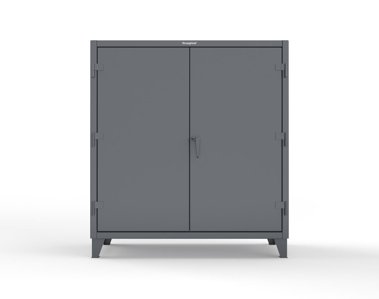 Extreme Duty 12 GA Uniform Cabinet with 4 Shelves - 60 In. W x 24 In. D x 66 In. H - 55-W-244-7024
