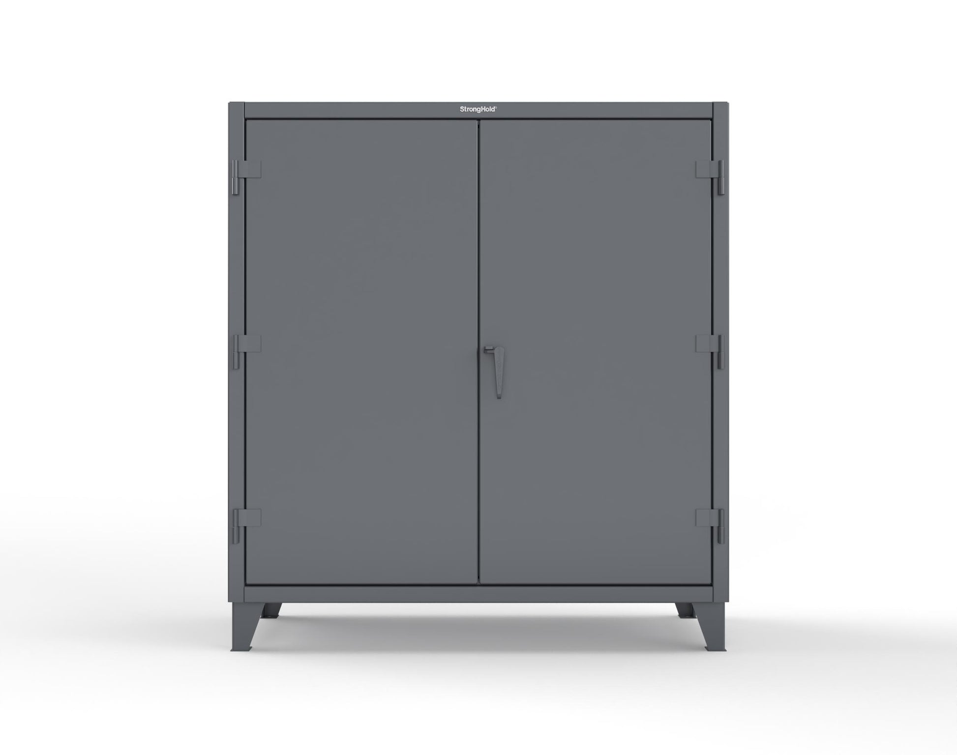 Extreme Duty 12 GA Uniform Cabinet with 4 Shelves - 60 In. W x 24 In. D x 66 In. H - 55-W-244-7024