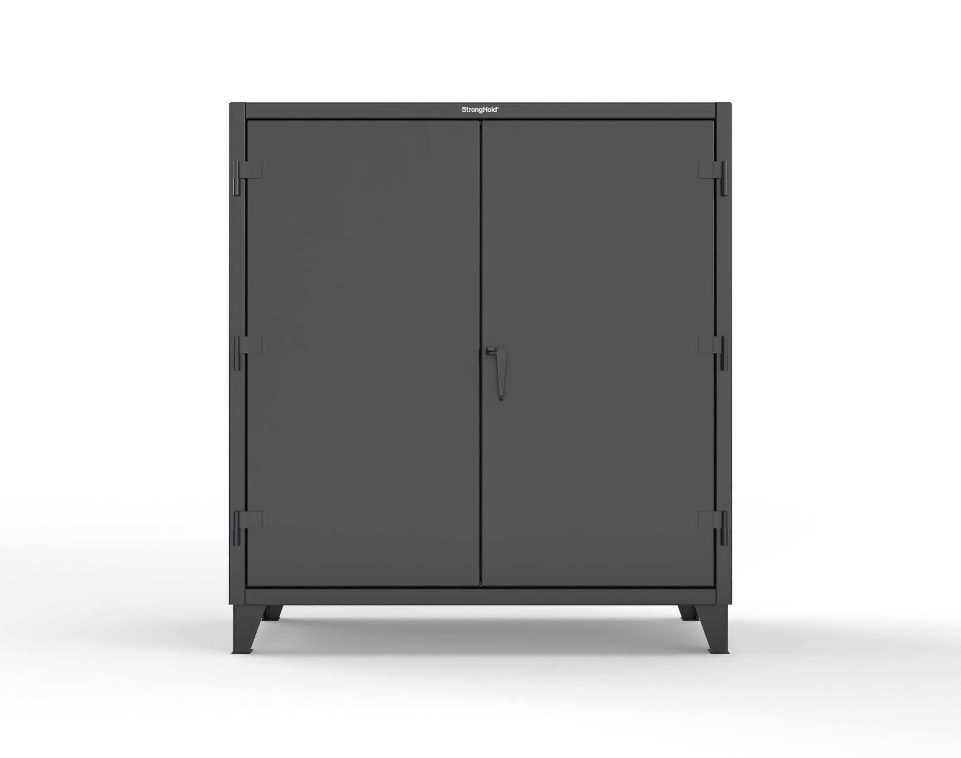 Extreme Duty 12 GA Uniform Cabinet with 4 Shelves - 60 In. W x 24 In. D x 66 In. H - 55-W-244-9005