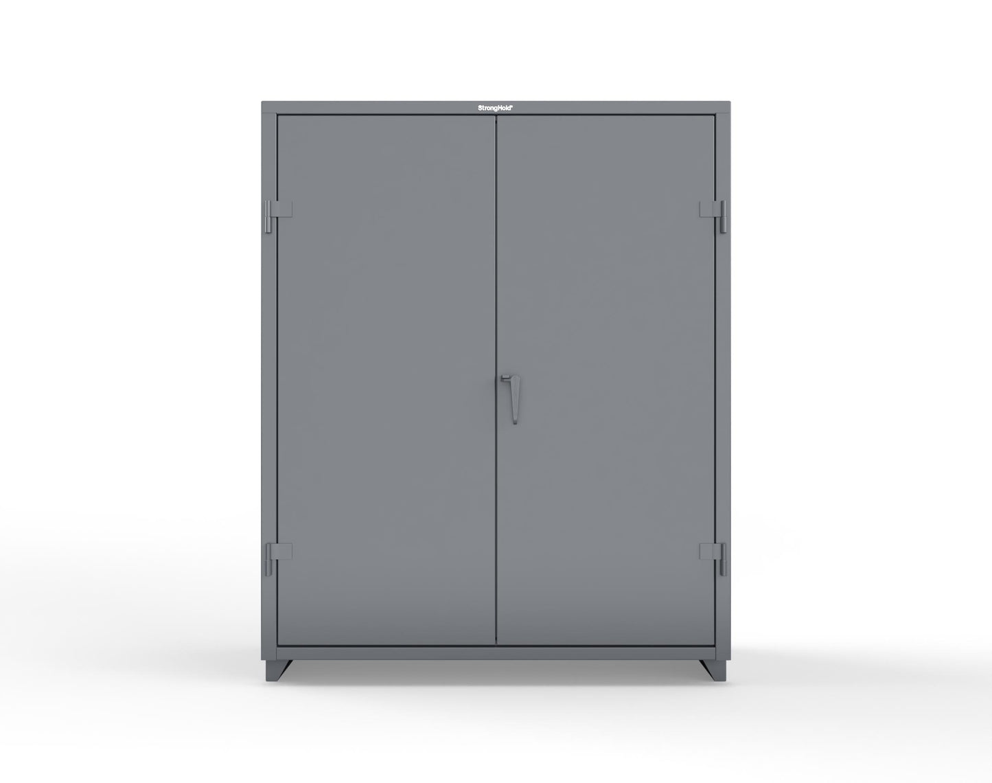 Extra Heavy Duty 14 GA Cabinet with 3 Shelves – 60 In. W x 24 In. D x 75 In. H - 56-243-L-7024