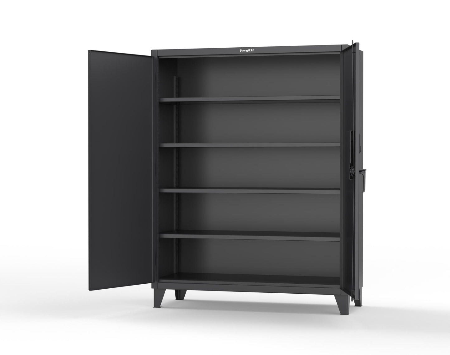 Extreme Duty 12 GA Cabinet with 4 Shelves Secured by Electronic Lock & Card Reader (HID iClass) - 60 In. W x 24 In. D x 78 In. H - 56-244-PI-9005