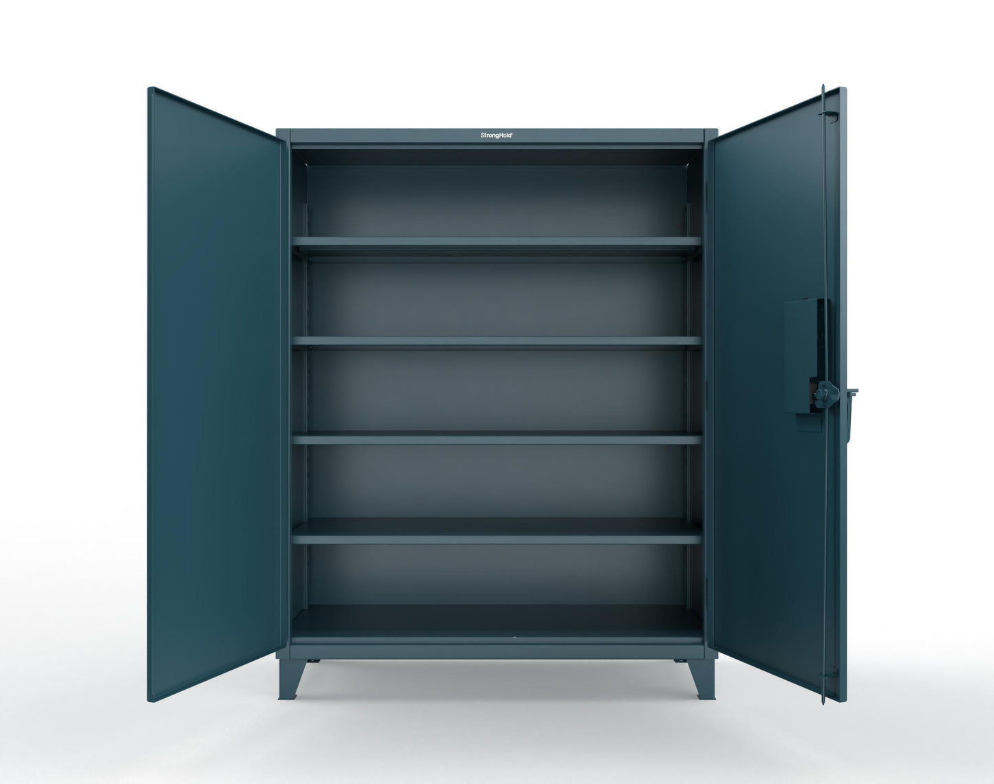 Extreme Duty 12 GA Cabinet with 4 Shelves Secured by Electronic Lock & Card Reader (HID) - 60 In. W x 24 In. D x 78 In. H - 56-244-PX-5001