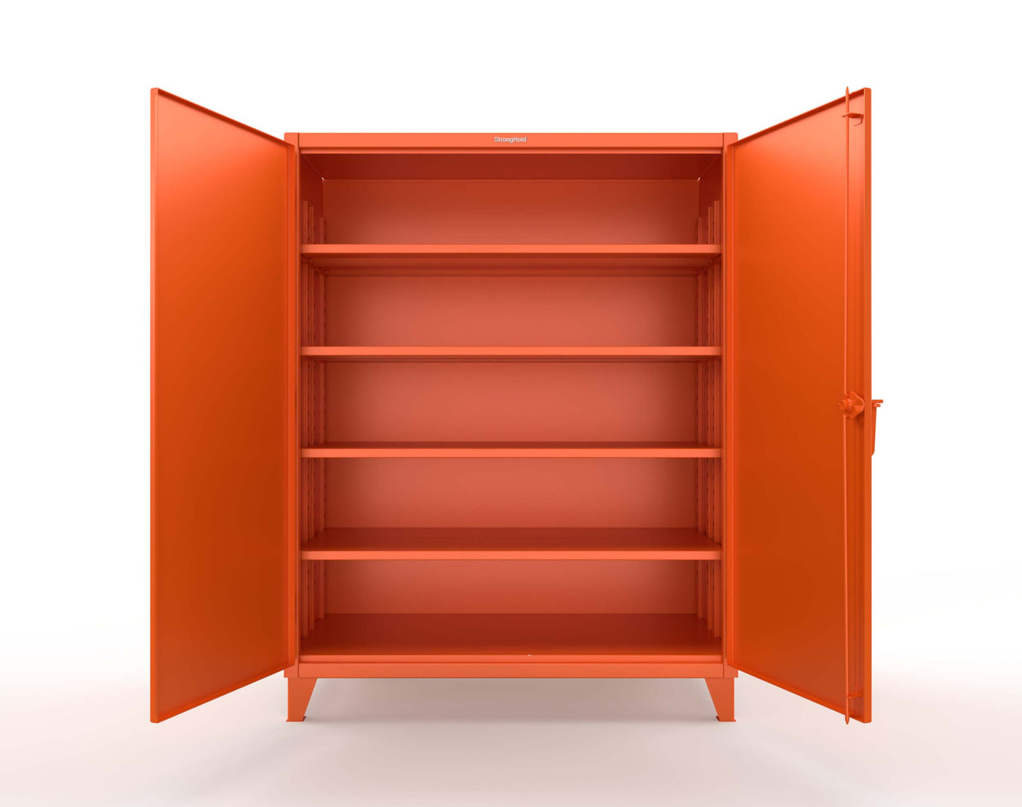 Extreme Duty 12 GA Cabinet with 4 Deep Shelves - 60 In. W x 30 In. D x 78 In. H - 56-304-2009