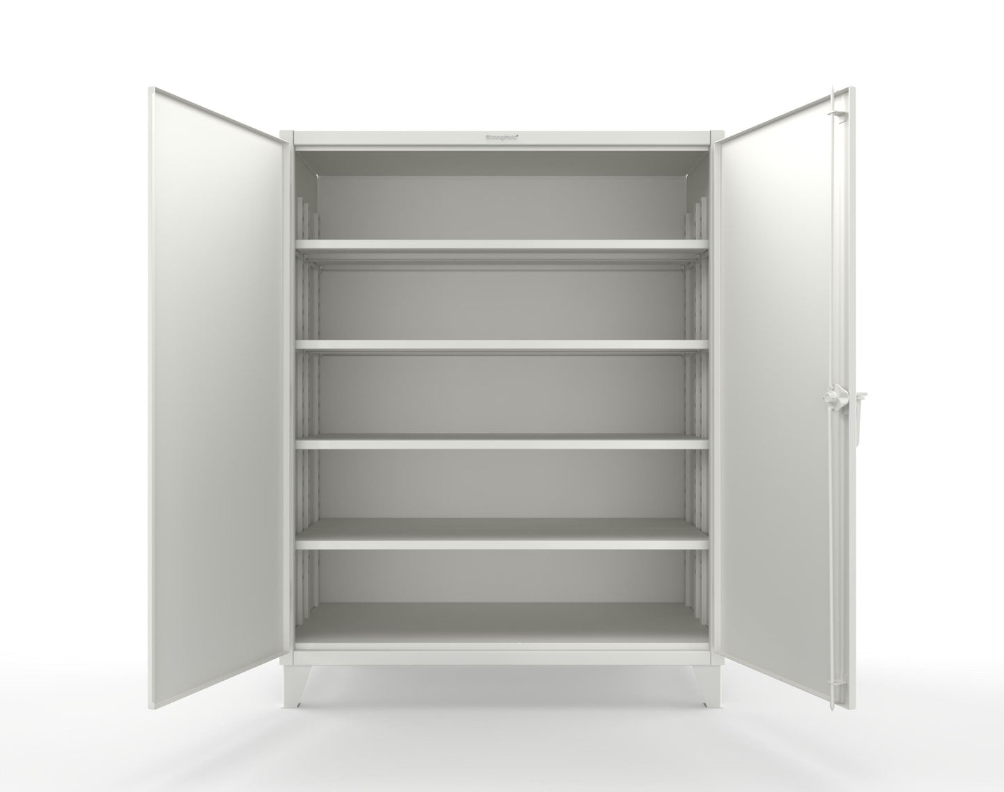 Extreme Duty 12 GA Cabinet with 4 Deep Shelves - 60 In. W x 30 In. D x 78 In. H - 56-304-9003