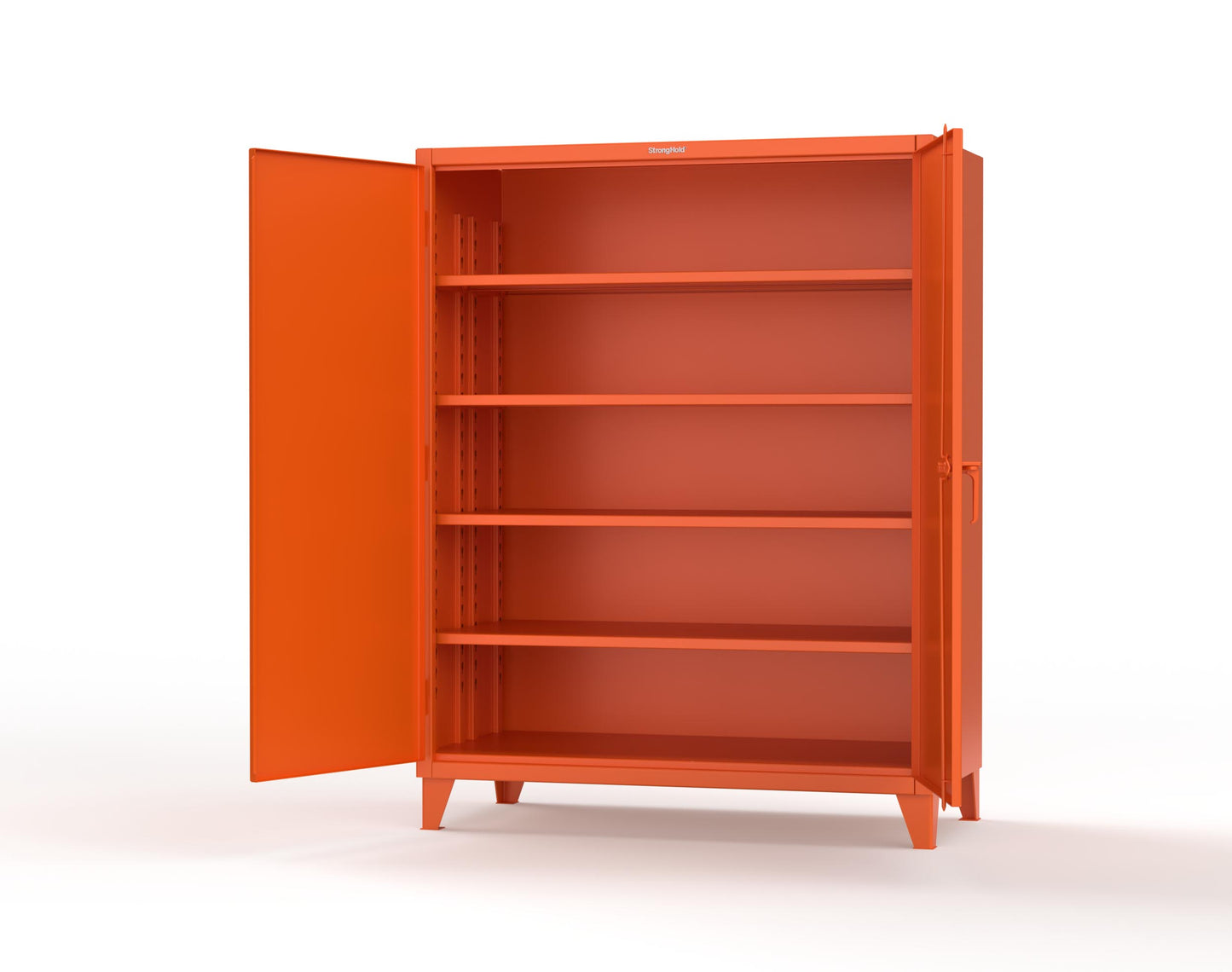 Extreme Duty 12 GA Cabinet with 4 Deep Shelves - 60 In. W x 30 In. D x 78 In. H - 56-304-2009