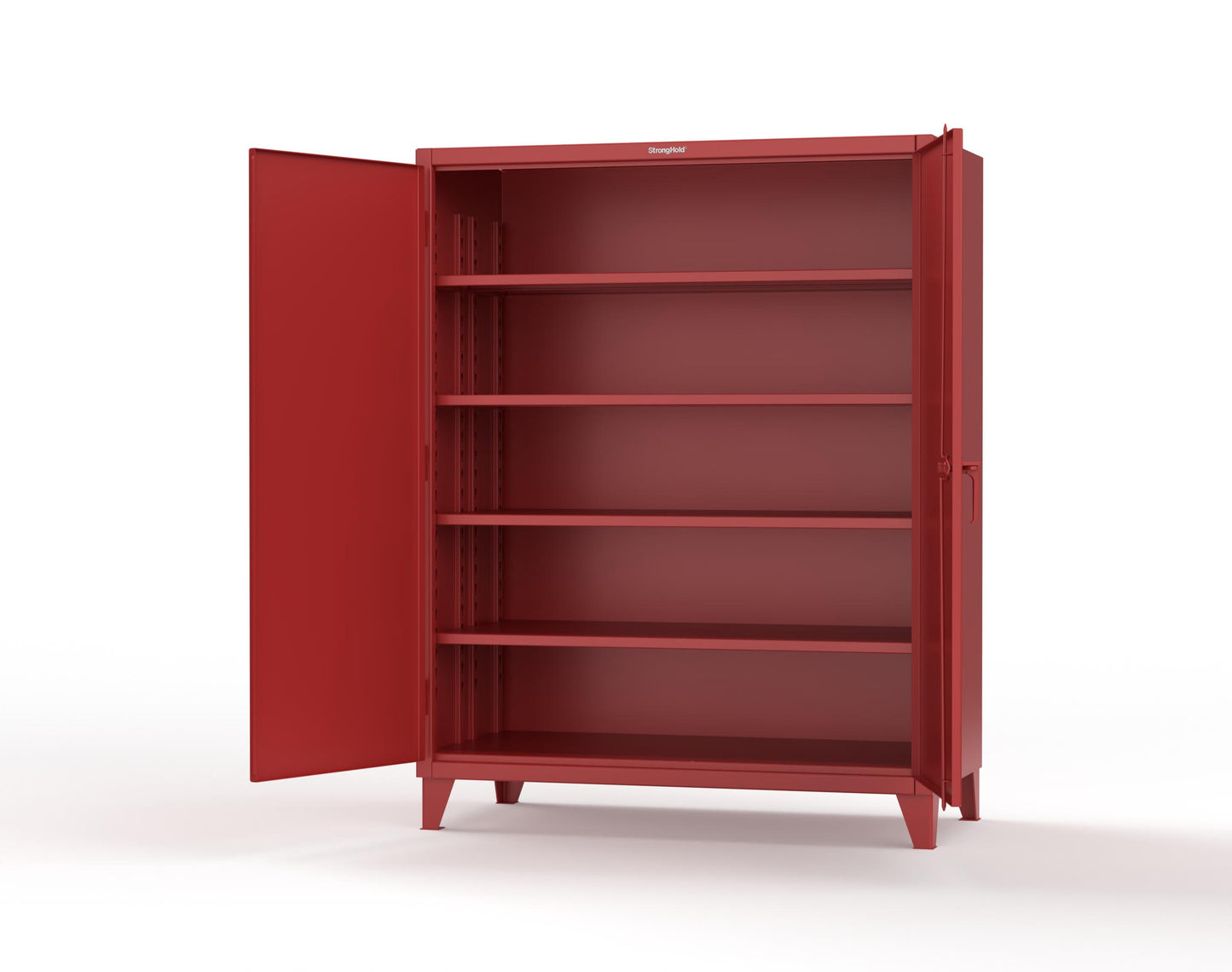 Extreme Duty 12 GA Cabinet with 4 Deep Shelves - 60 In. W x 30 In. D x 78 In. H - 56-304-3001
