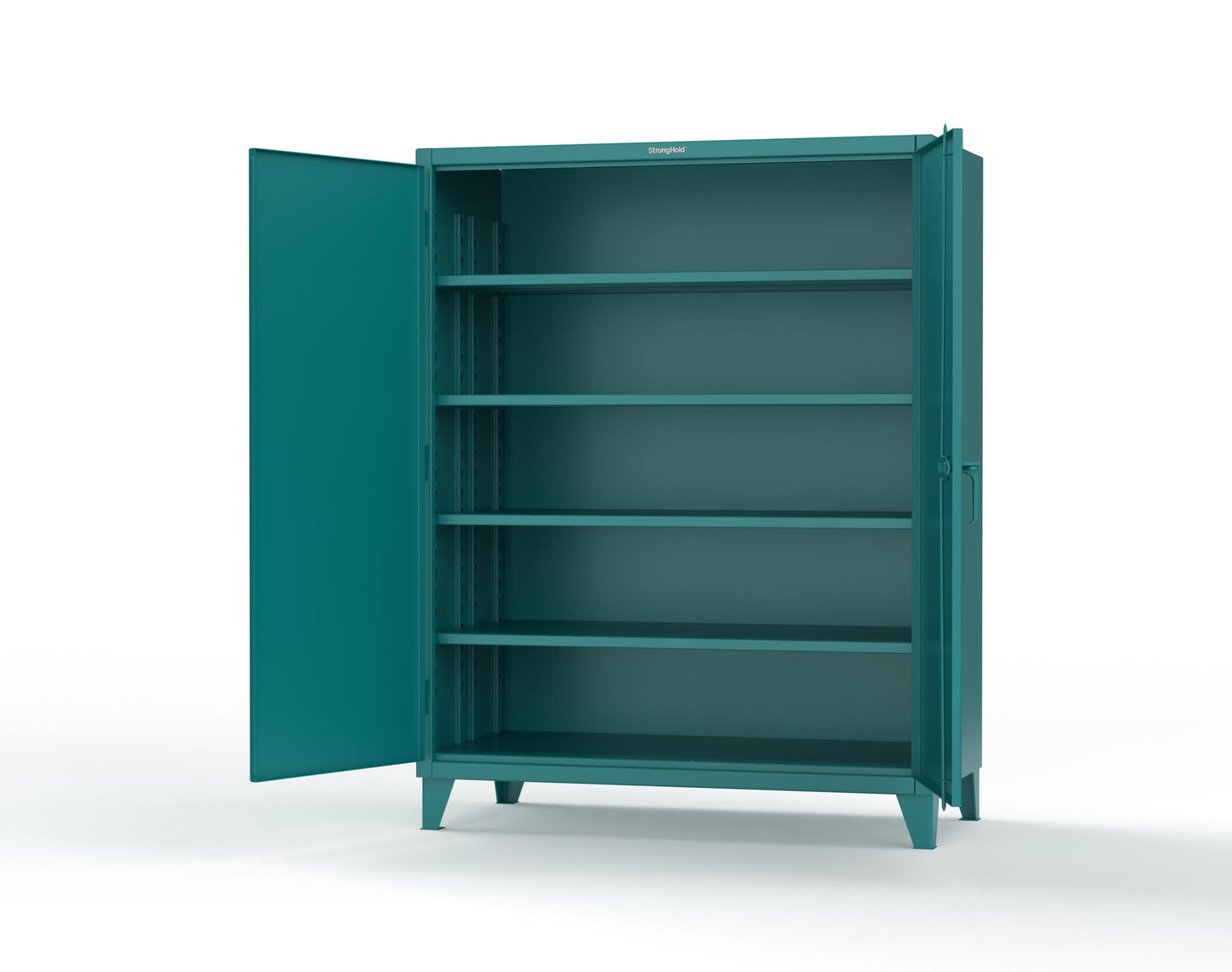 Extreme Duty 12 GA Cabinet with 4 Deep Shelves - 60 In. W x 30 In. D x 78 In. H - 56-304-5021