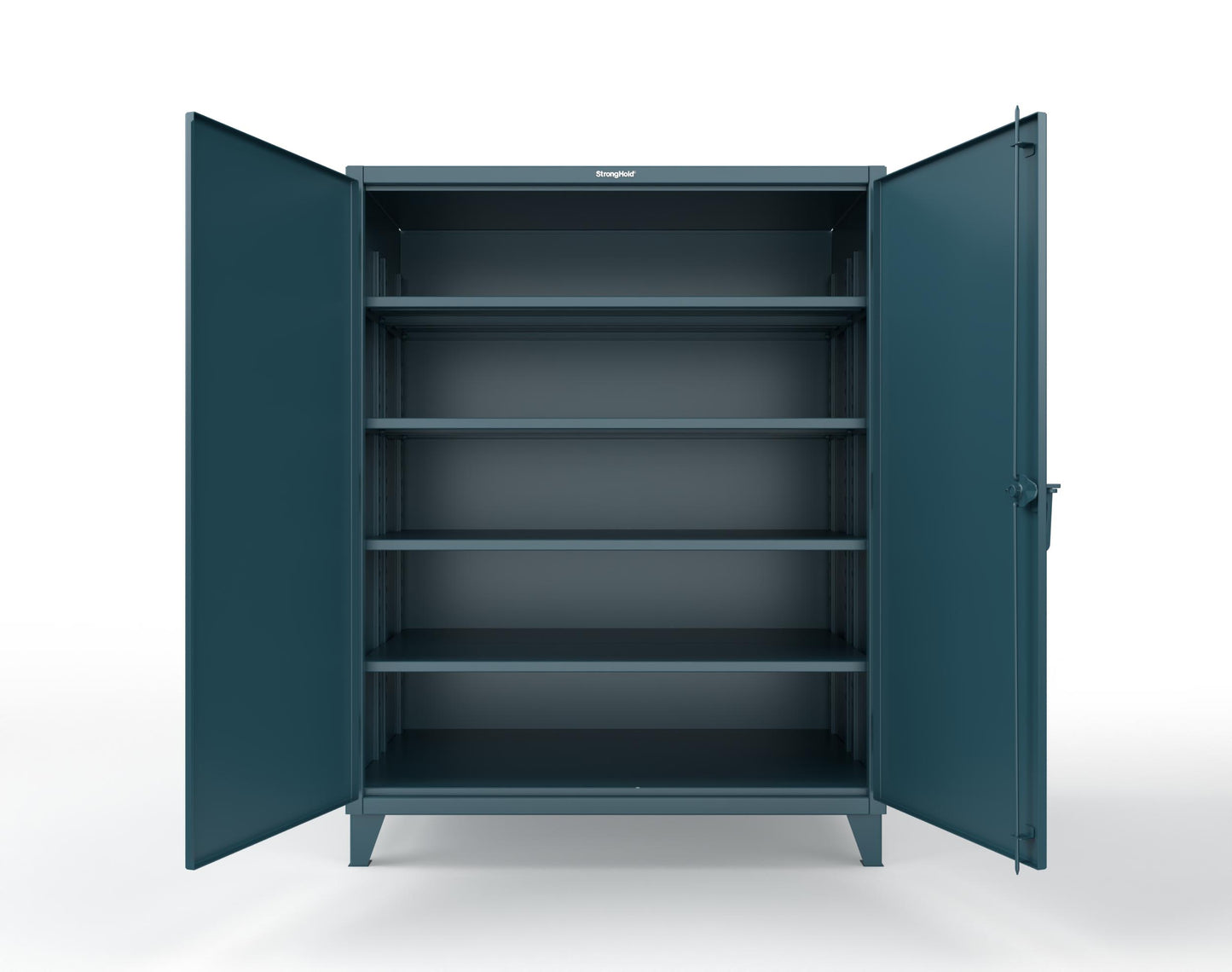 Extreme Duty 12 GA Cabinet with 4 Extra Deep Shelves - 60 In. W x 36 In. D x 78 In. H - 56-364-5001