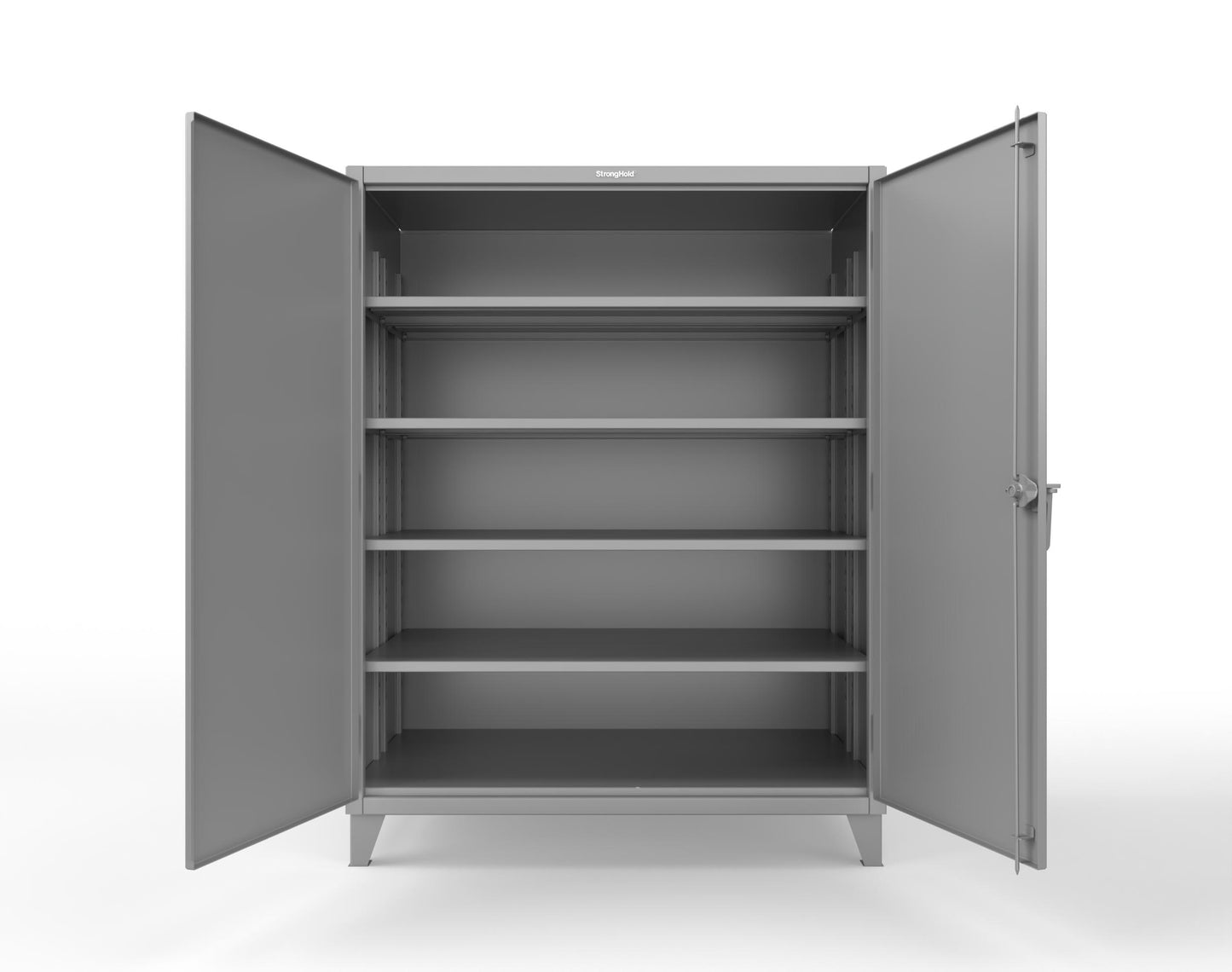 Extreme Duty 12 GA Cabinet with 4 Extra Deep Shelves - 60 In. W x 36 In. D x 78 In. H - 56-364-7037