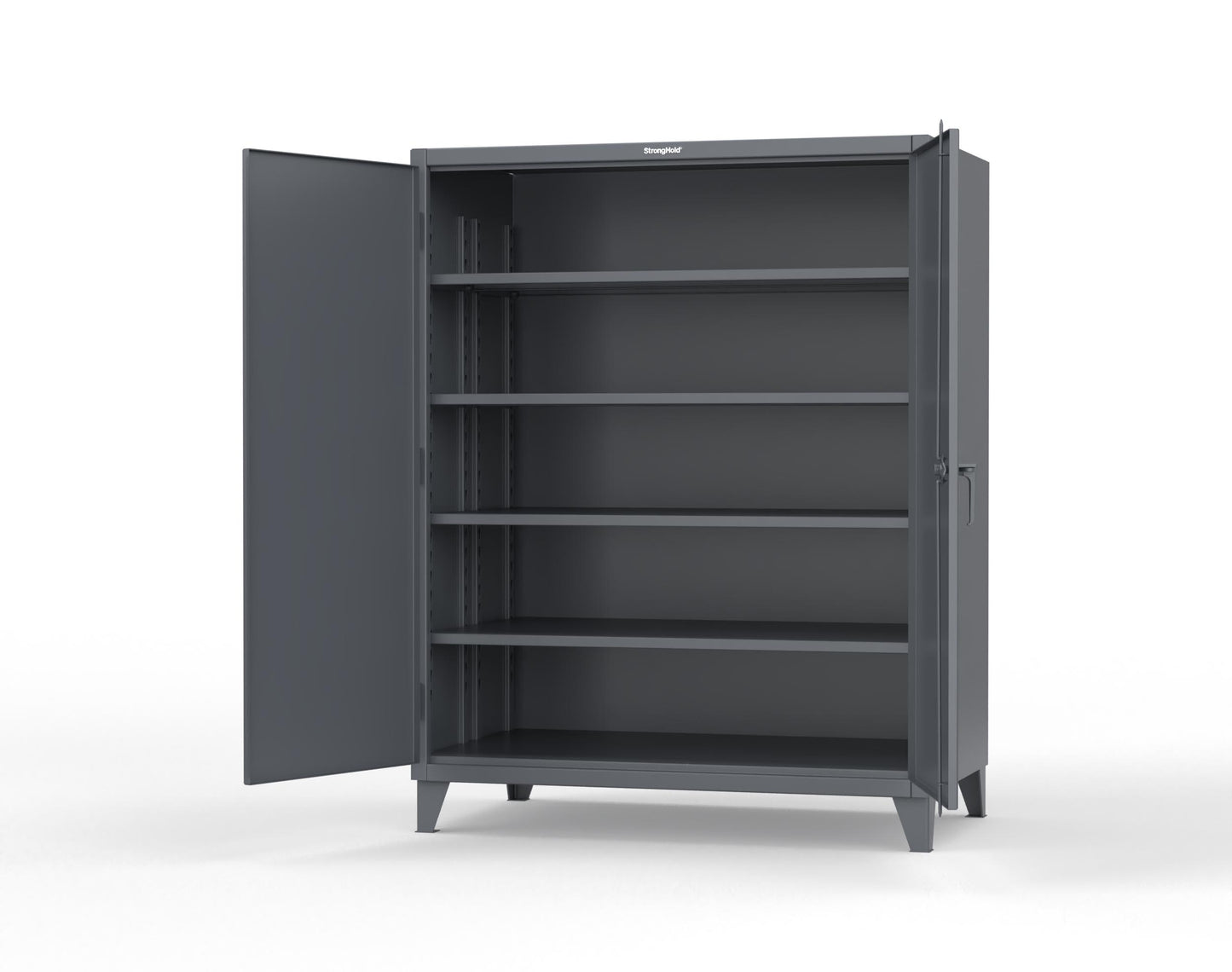 Extreme Duty 12 GA Cabinet with 4 Extra Deep Shelves - 60 In. W x 36 In. D x 78 In. H - 56-364-7024