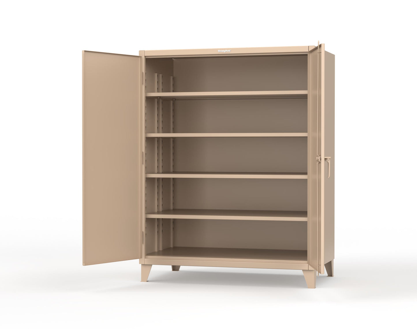 Extreme Duty 12 GA Cabinet with 4 Extra Deep Shelves - 60 In. W x 36 In. D x 78 In. H - 56-364-1019