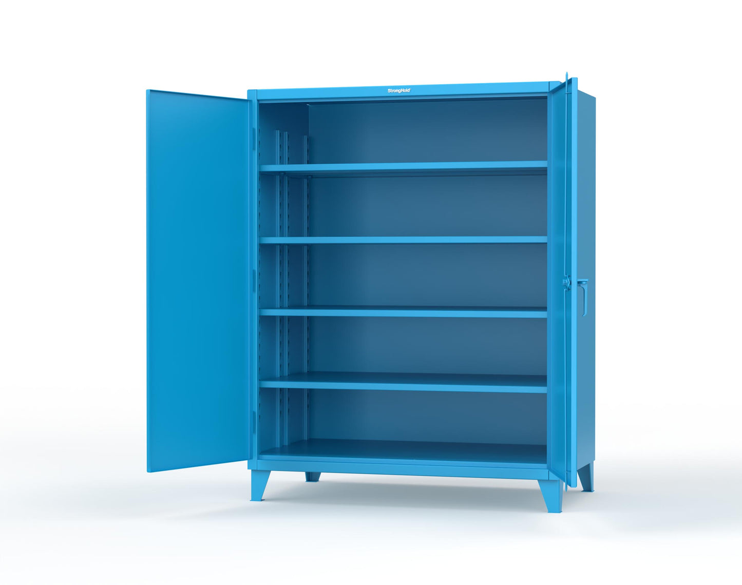 Extreme Duty 12 GA Cabinet with 4 Extra Deep Shelves - 60 In. W x 36 In. D x 78 In. H - 56-364-5012