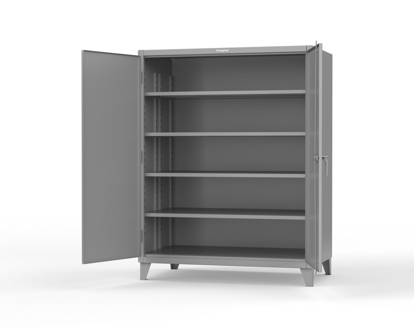 Extreme Duty 12 GA Cabinet with 4 Extra Deep Shelves - 60 In. W x 36 In. D x 78 In. H - 56-364-7037