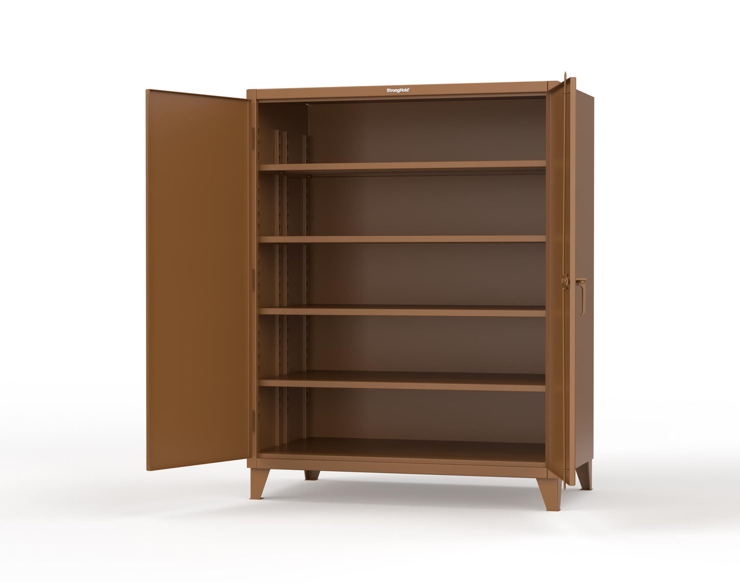 Extreme Duty 12 GA Cabinet with 4 Extra Deep Shelves - 60 In. W x 36 In. D x 78 In. H - 56-364-8008