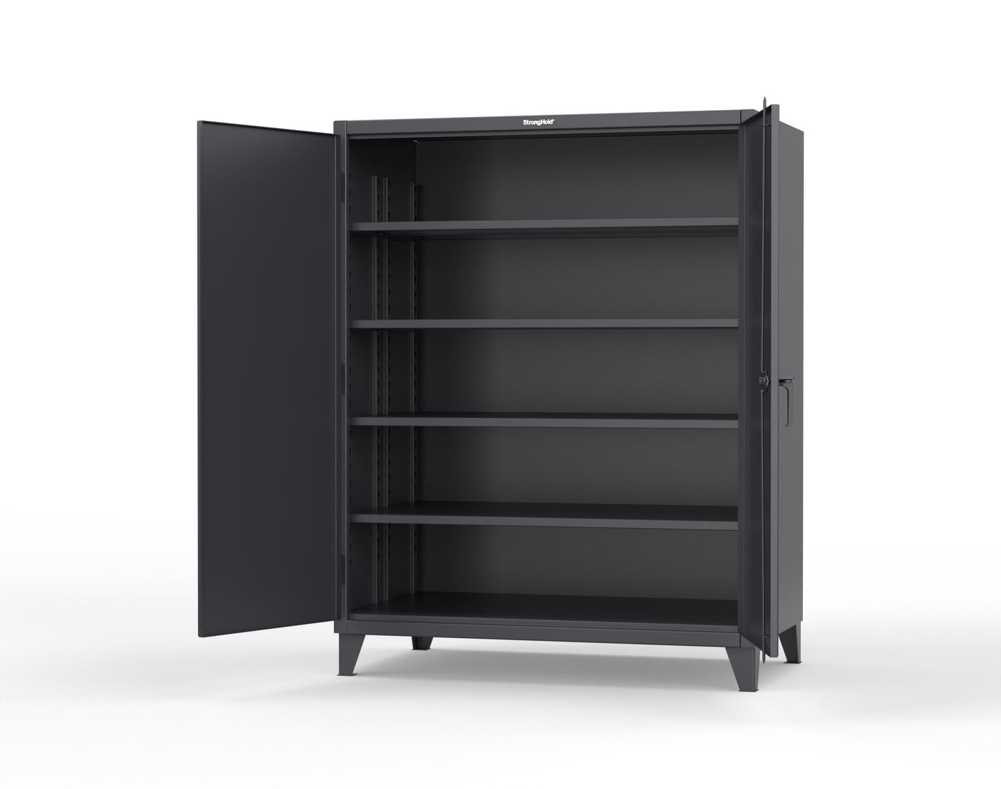 Extreme Duty 12 GA Cabinet with 4 Extra Deep Shelves - 60 In. W x 36 In. D x 78 In. H - 56-364-9005