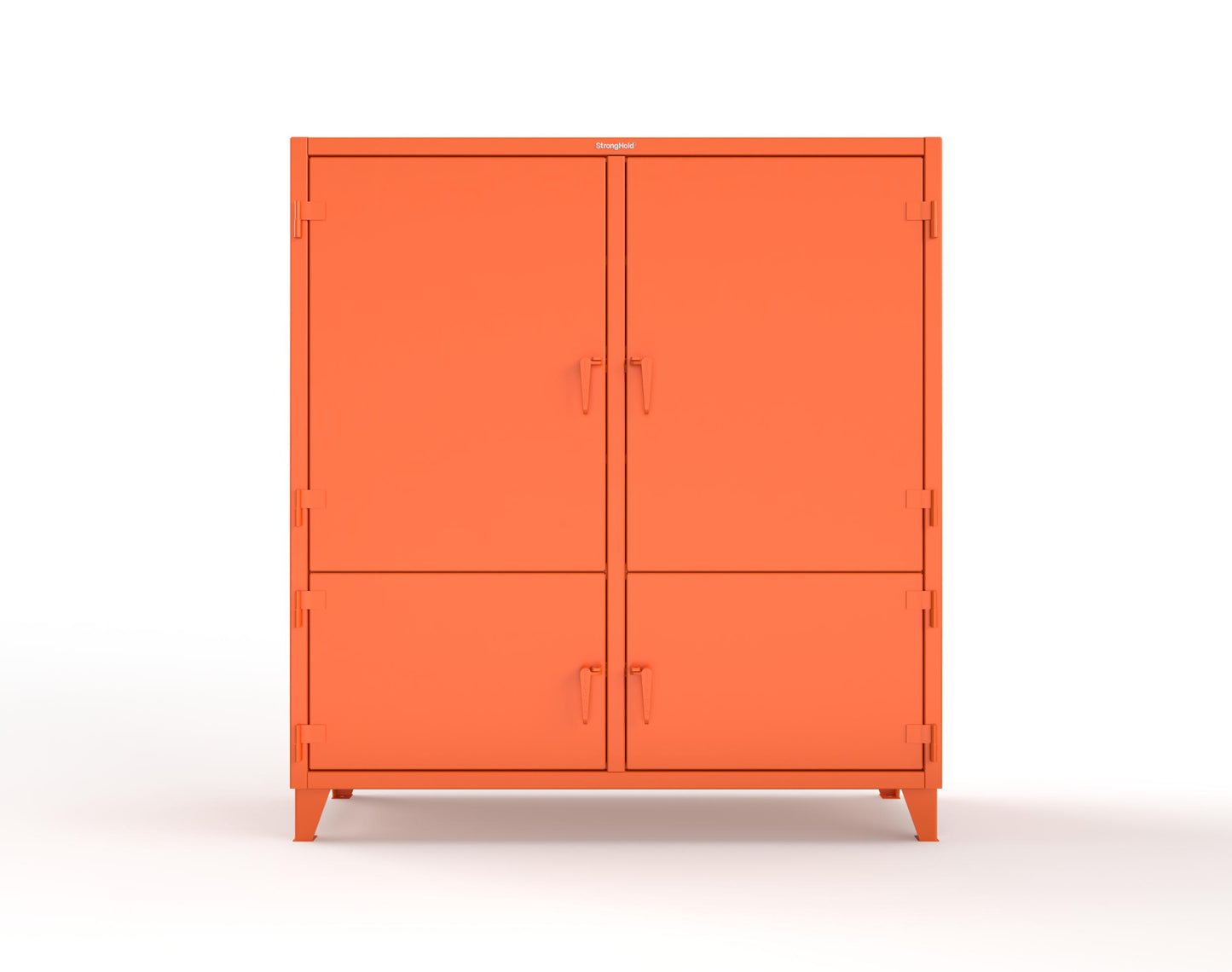 Extreme Duty 12 GA Cabinet with 4 Locking Doors - 60 In. W x 24 In. D x 78 In. H - 56-4D-248-2009