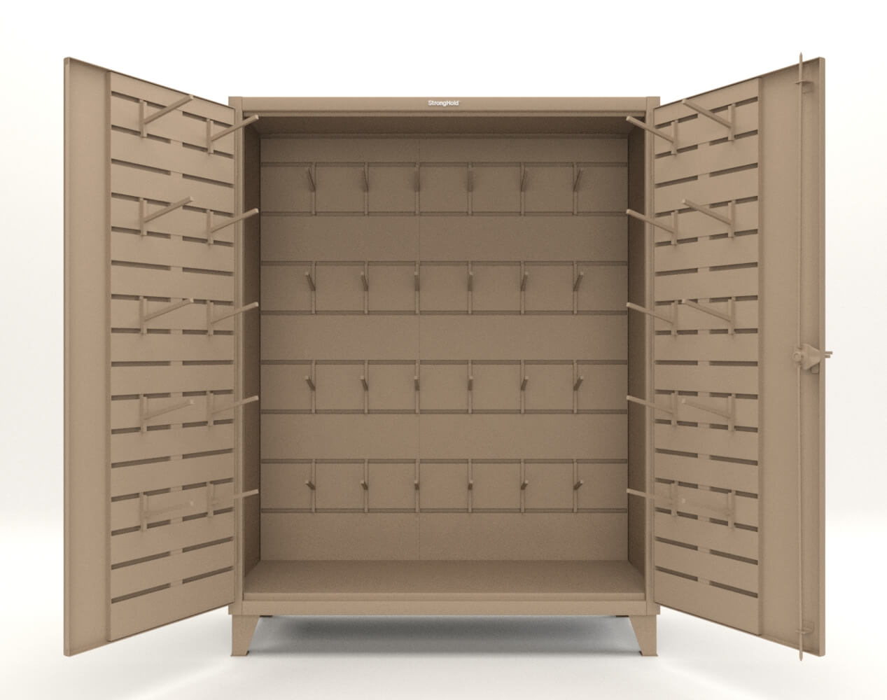 Extreme Duty 12 GA Rigging Cabinet with Hooks - 60 In. W x 24 In. D x 78 In. H