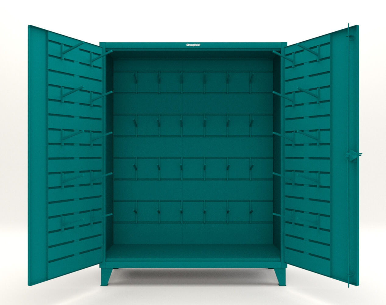 Extreme Duty 12 GA Rigging Cabinet with Hooks - 60 In. W x 24 In. D x 78 In. H