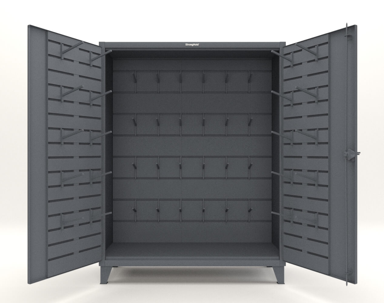 Extreme Duty 12 GA Rigging Cabinet with Hooks - 60 In. W x 24 In. D x 78 In. H