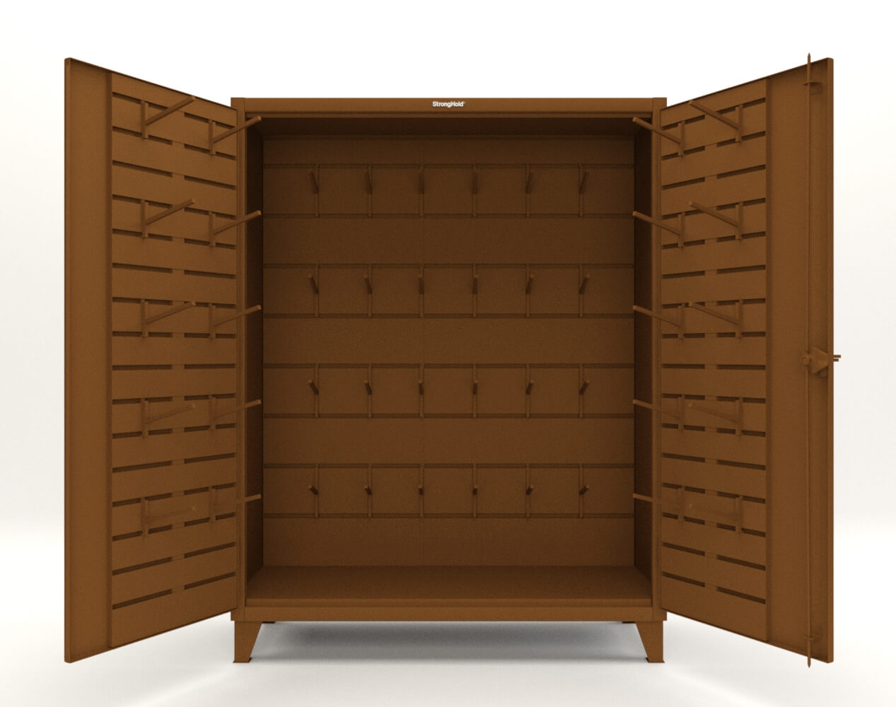Extreme Duty 12 GA Rigging Cabinet with Hooks - 60 In. W x 24 In. D x 78 In. H
